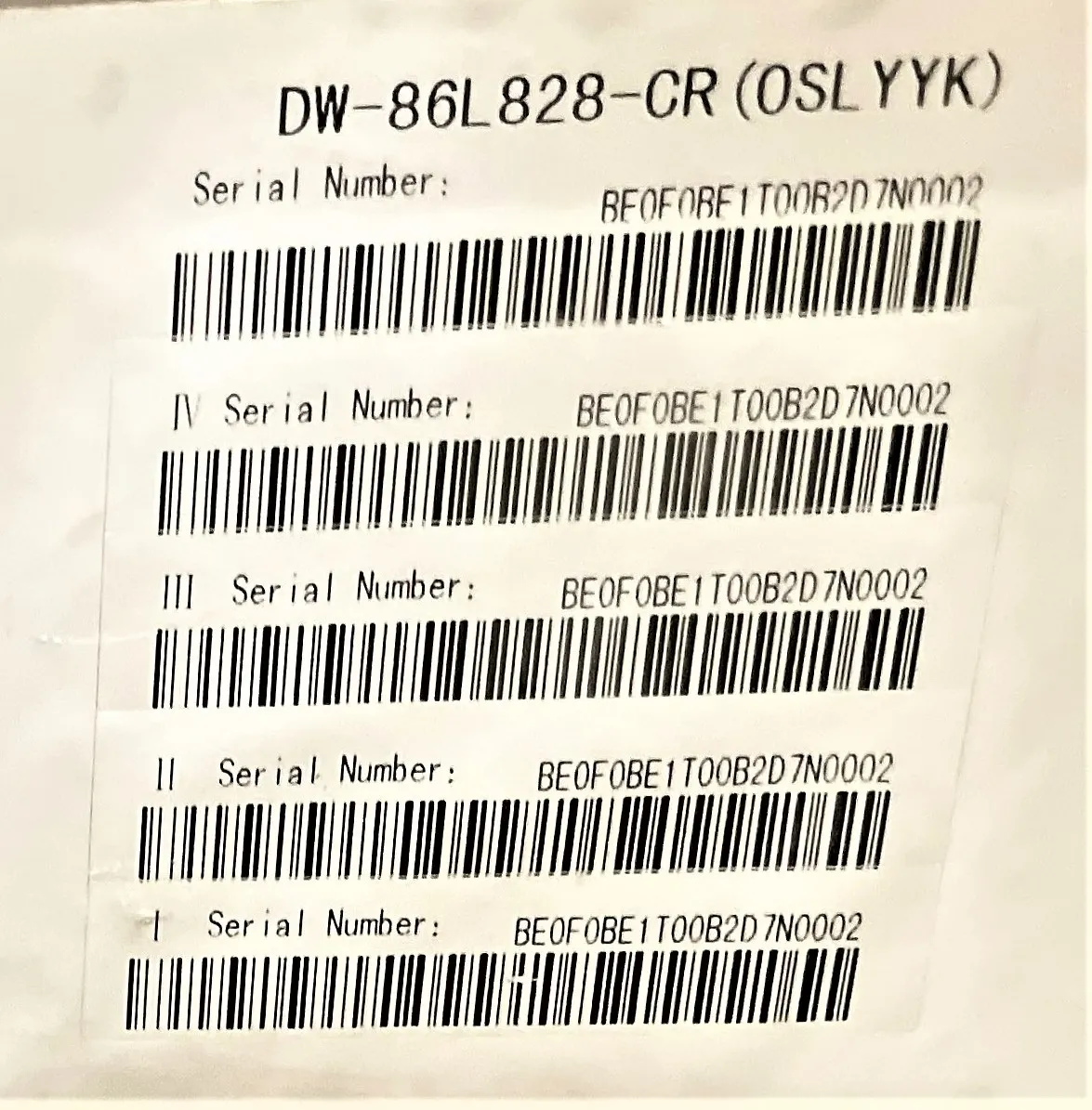 Haier ULT Freezer DW-86L828 220V and 50hz only