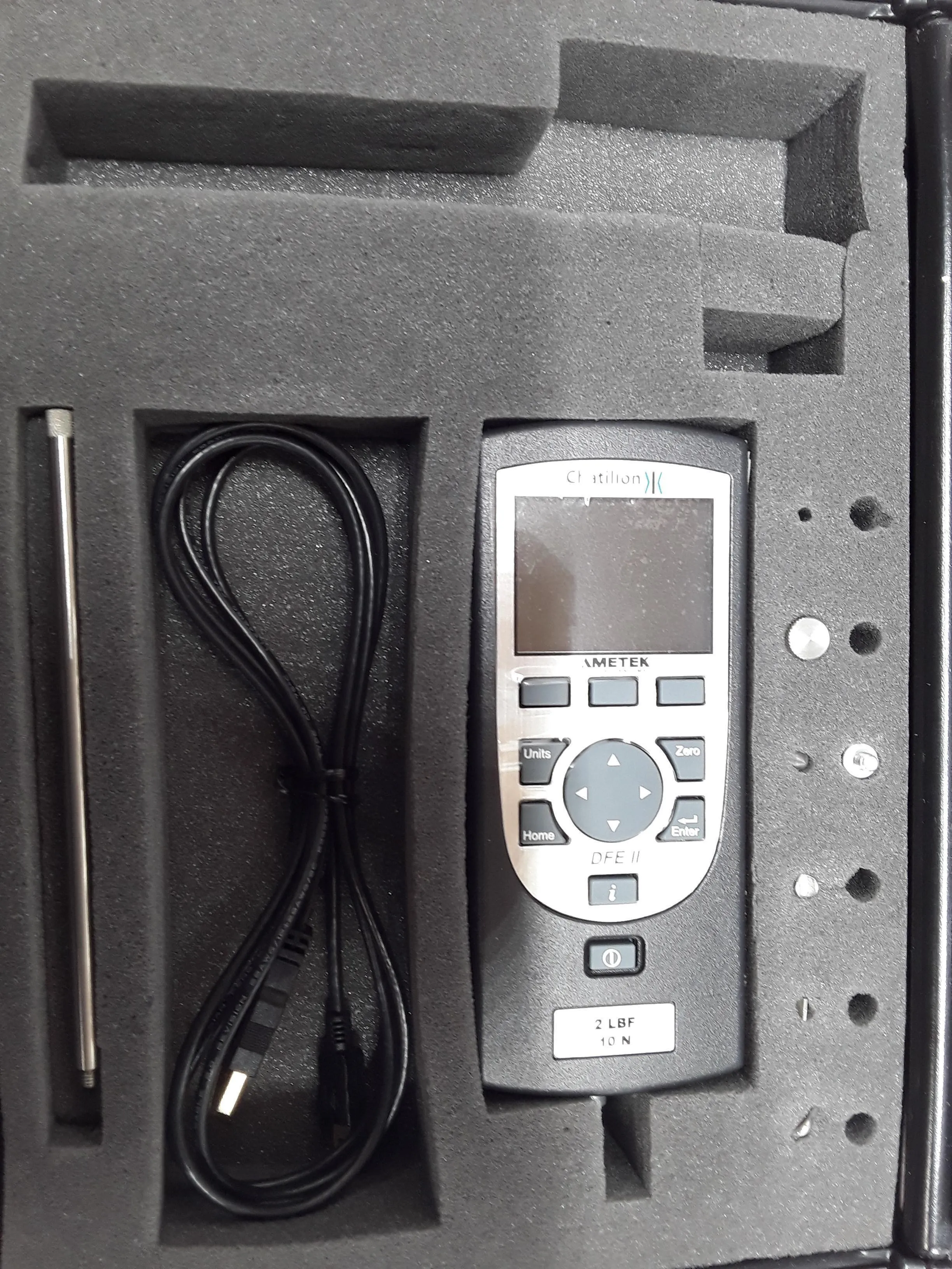 Ametek Chatillon DFE II Series Digital Force Gauge with Accessories