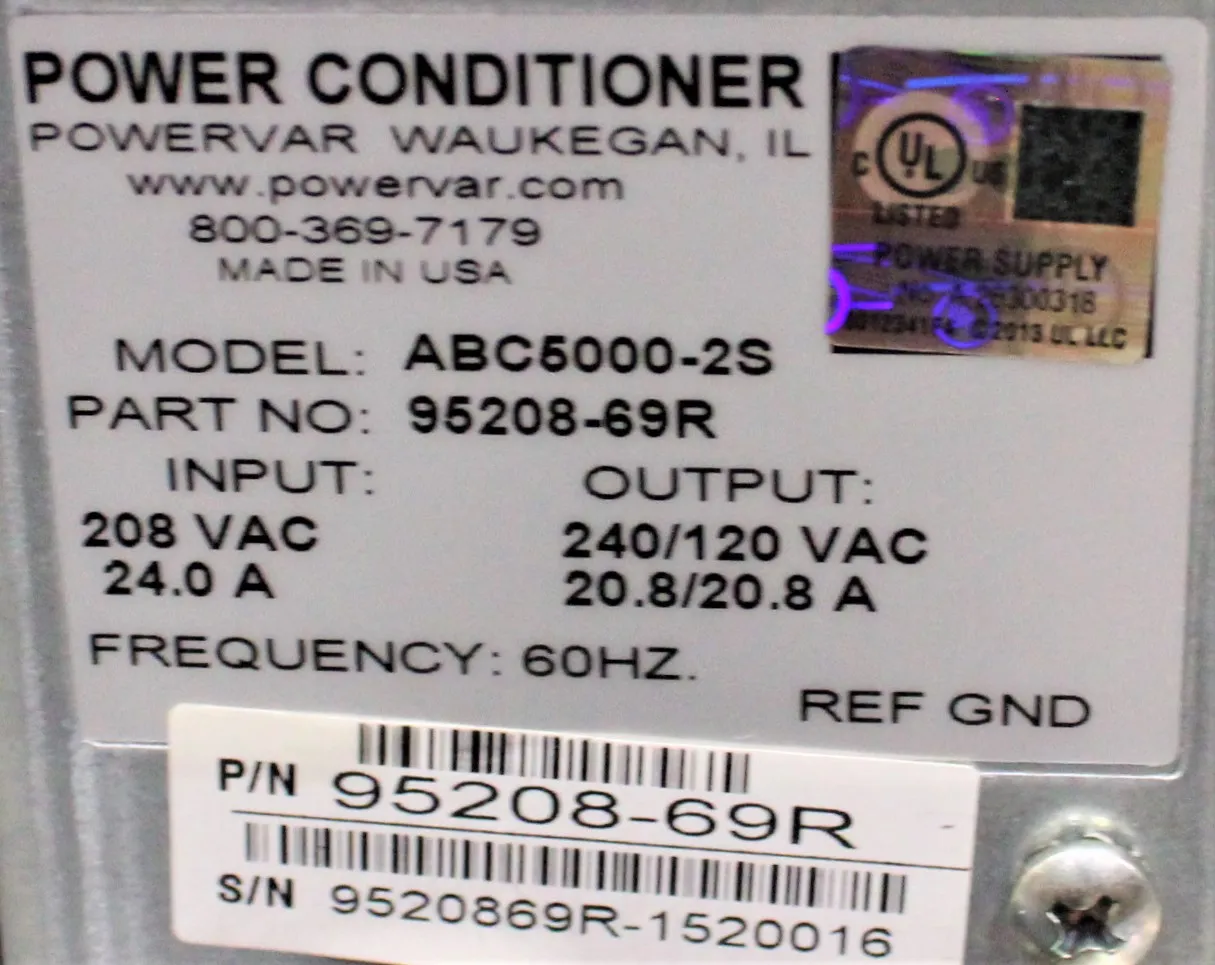 AMETEK Powervar ABC5000-2S Power Converter