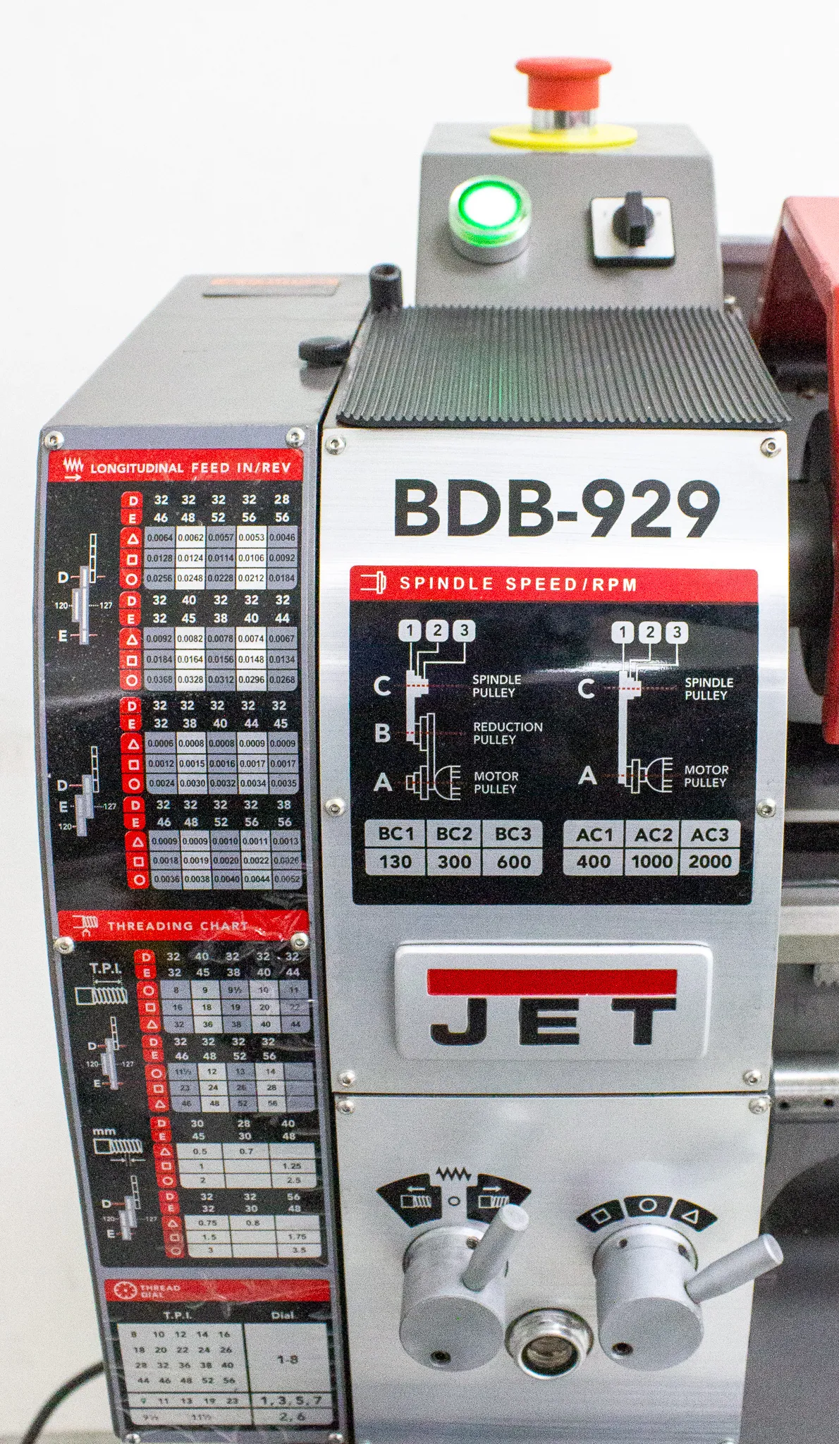 JET Belt Drive Bench Lathe with Stand Model BDB-929
