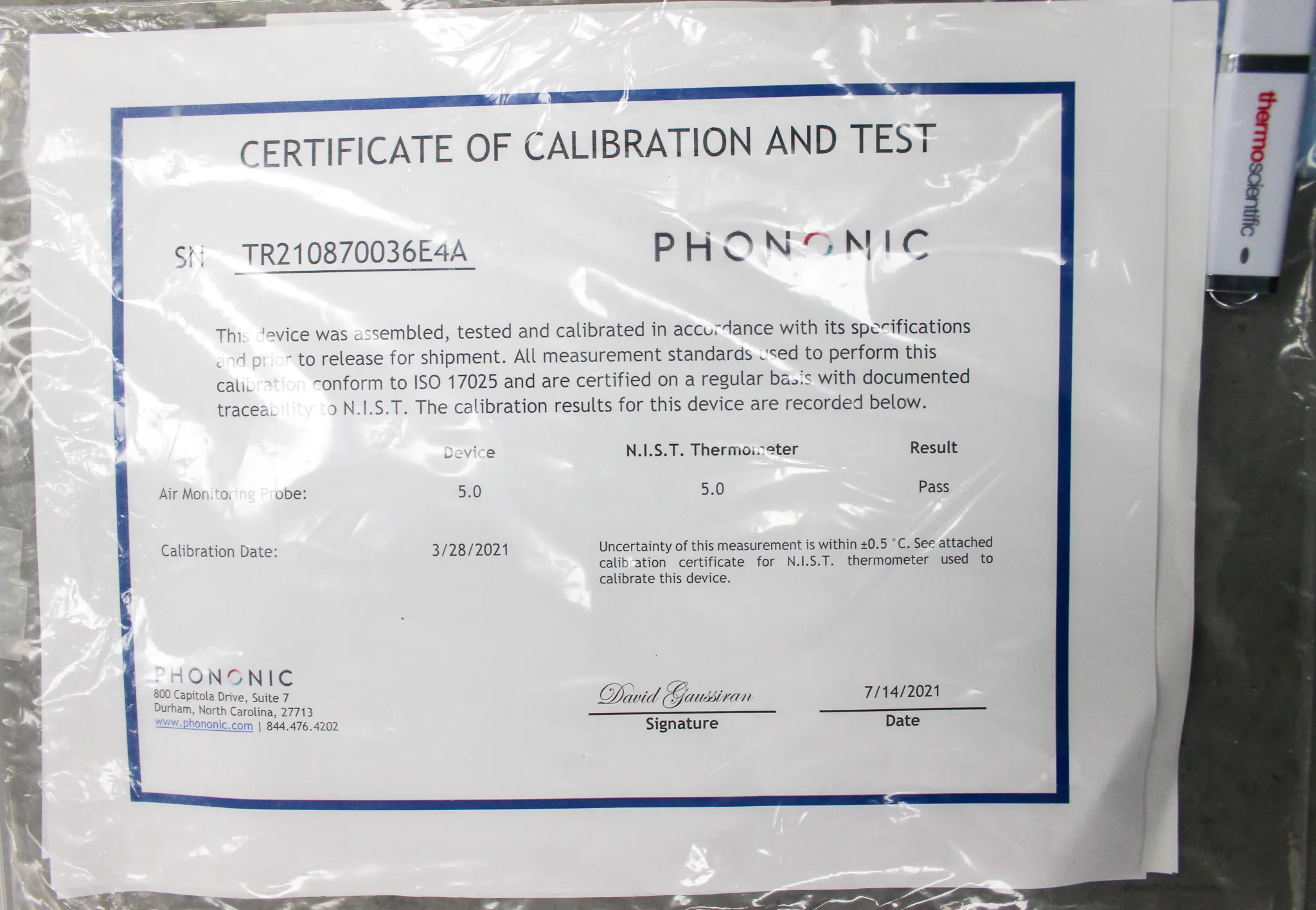 Thermo Scientific TSG Series Undercounter Refrigerator TSG505SA