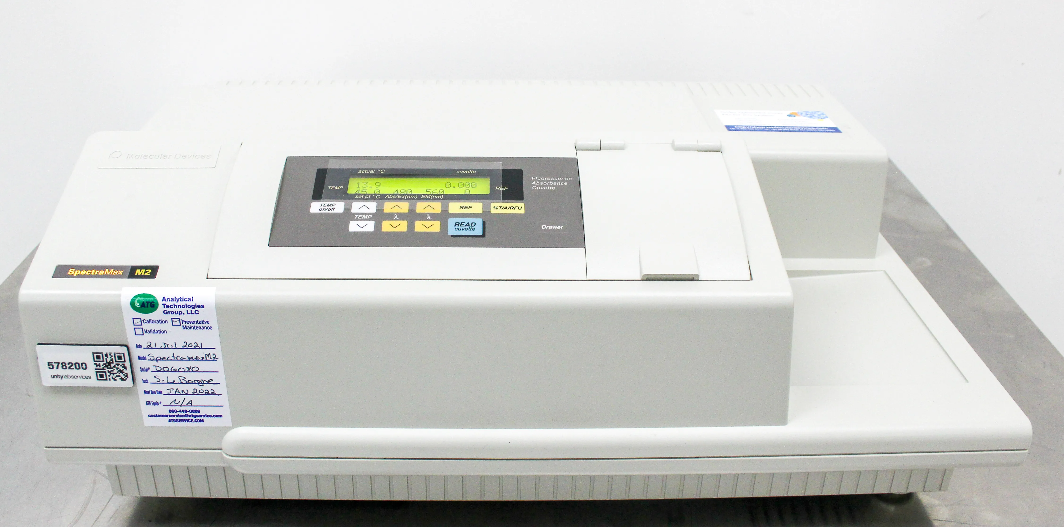 Molecular Devices SpectraMax M2 Multi-Mode Microplate Reader UV-Vis