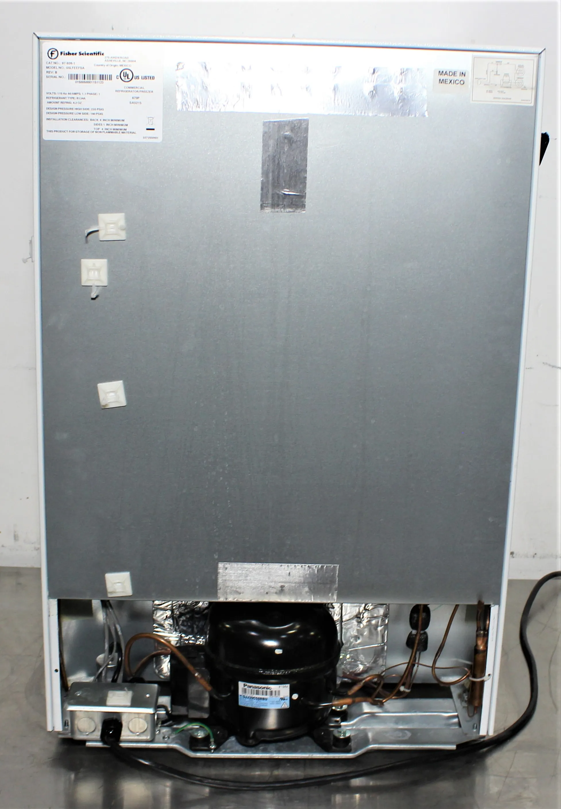 Fisher Scientific 05LFEEFSA Freezer - 5 cu. ft. Capacity, Manual Defrost, Class 2 Used Lab Equipment