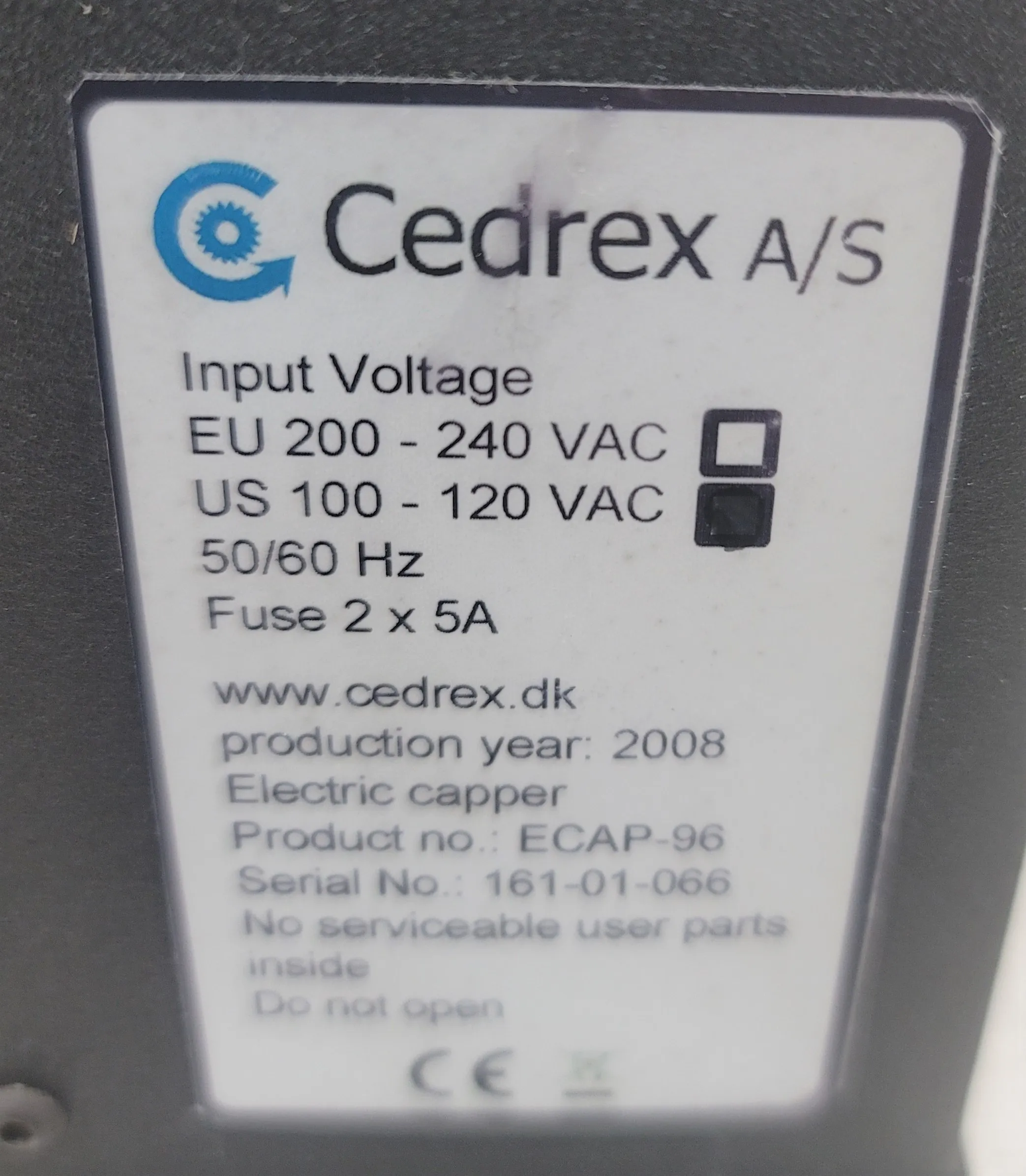 Micronic Cedrex A/S Electric Vial Capper