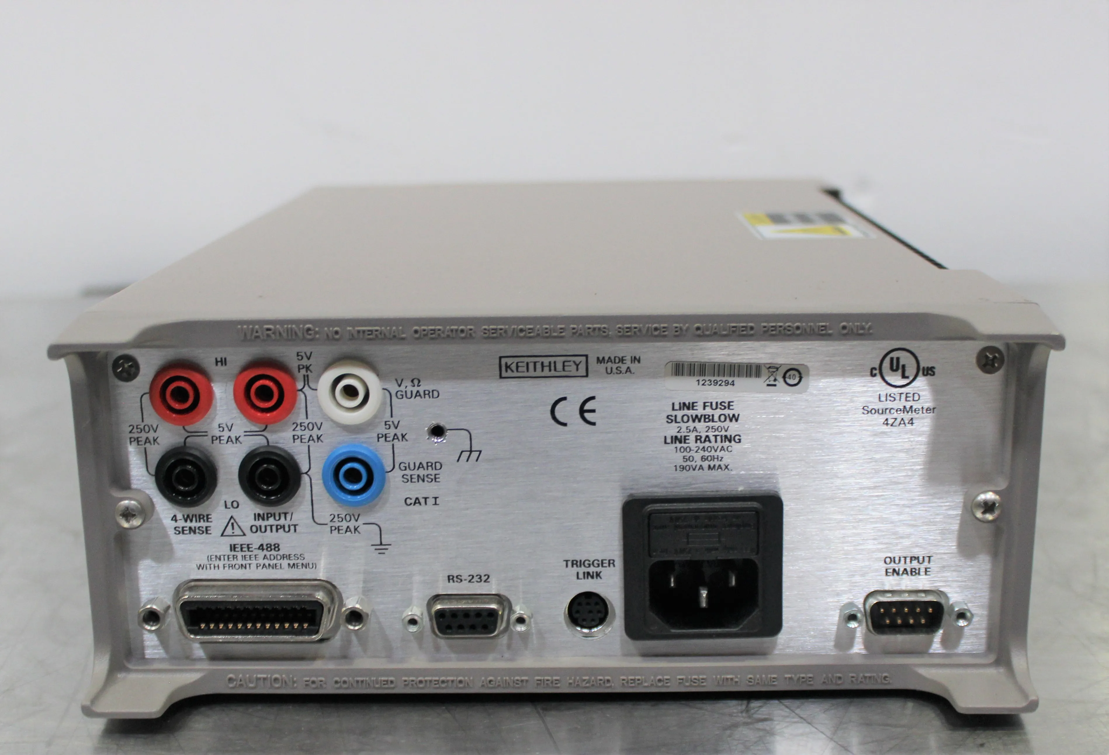 Keithley 2400 Precision Measurement and Sourcing Unit - Used Laboratory Equipment