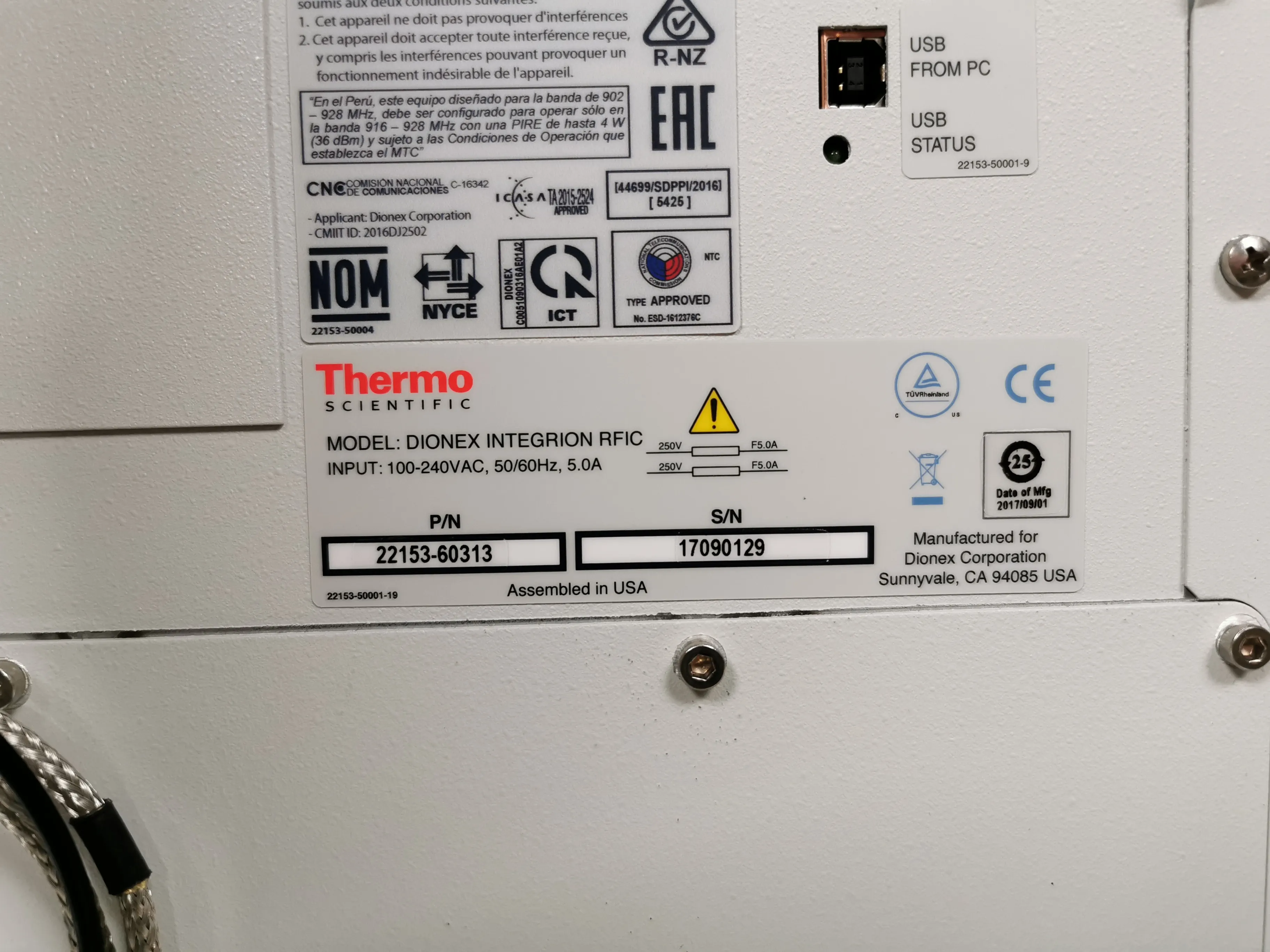 Thermo Scientific Dionex Integrion RFIC HPLC System