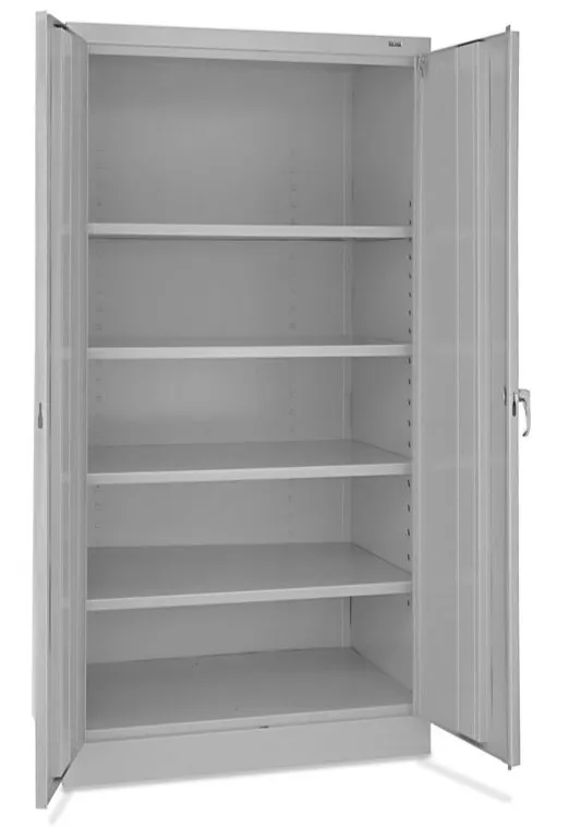 Uline H-115AGR Industrial Storage & Safety Cabinet - 36x18x72 - Gray, Brand New