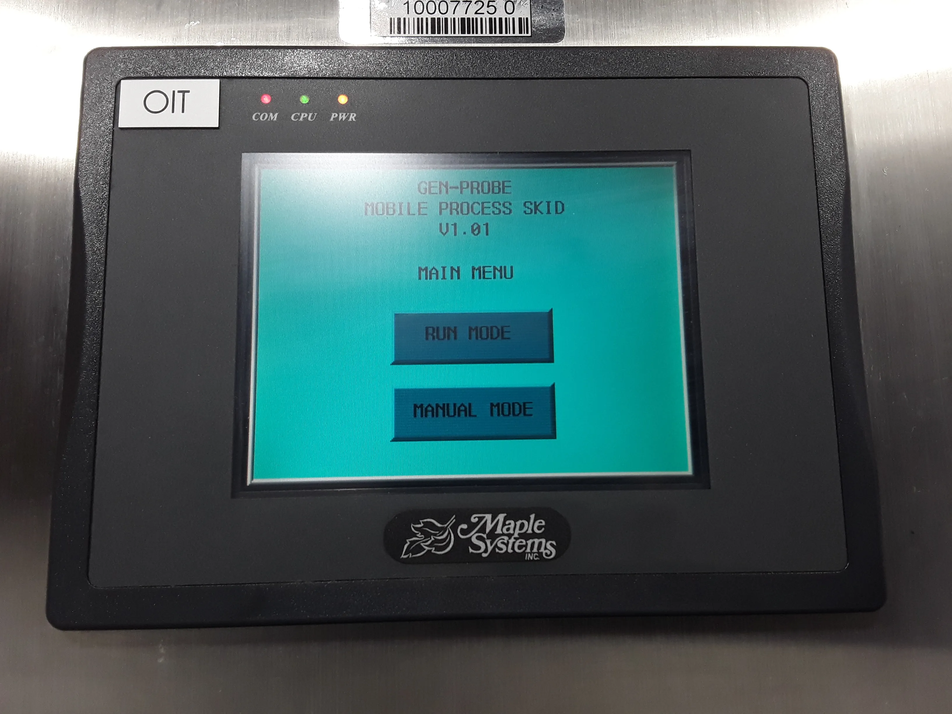 Gen-Probe Custom Fill Process Skid W/ 2 Watson Marlow 621 DI-R Pump - Used Lab Equipment