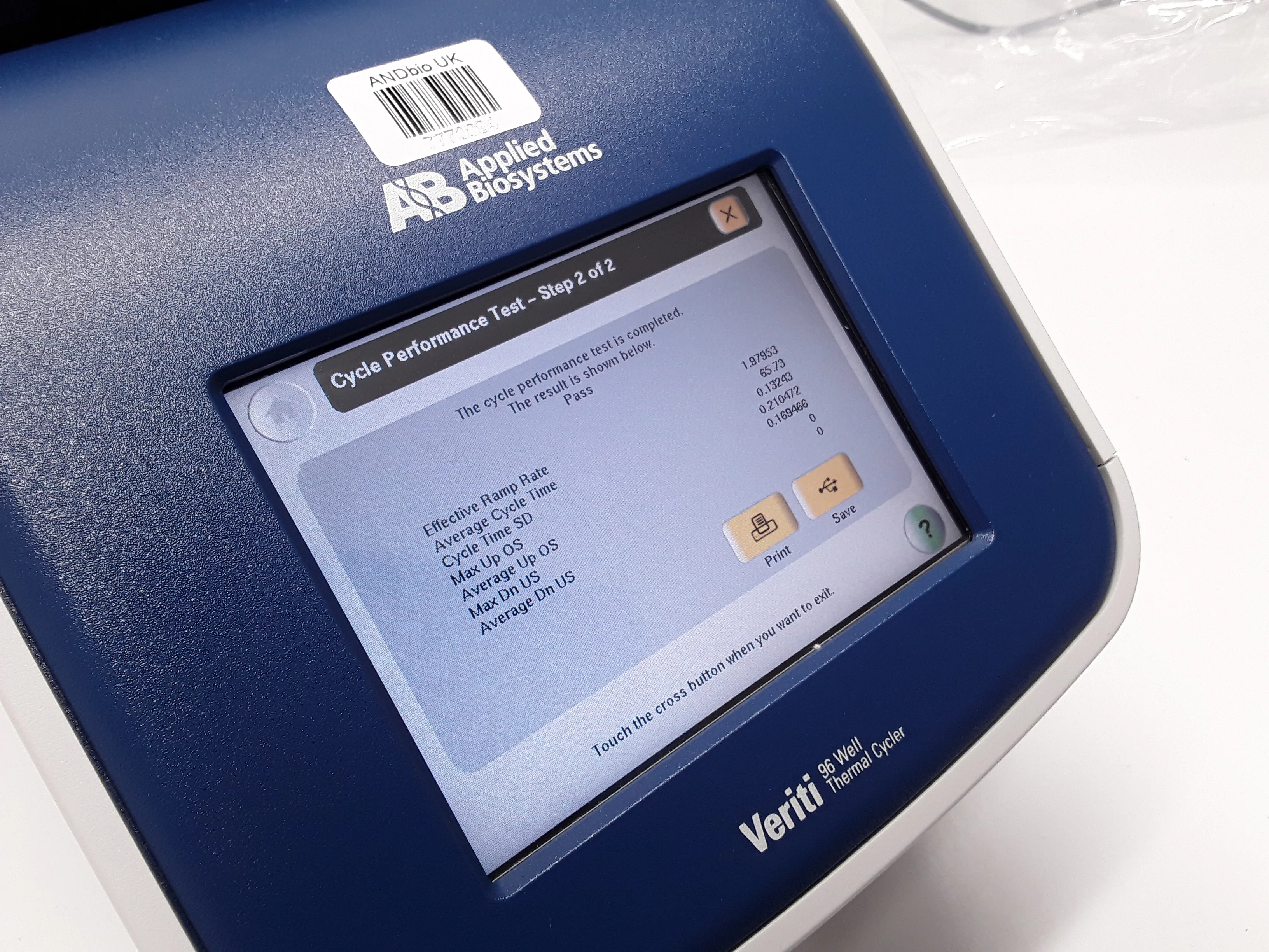 Used Applied Biosystems Veriti 96 Well Thermal Cycler 0.2mL Model 9902 PCR