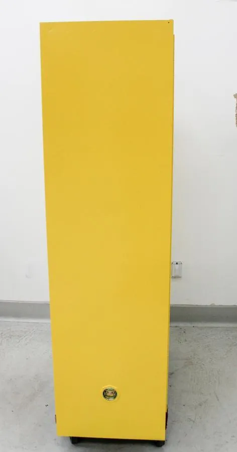 ULINE H-1564M-Y Flammable Storage Cabinet Manual Doors, Yellow, 45 Gallon