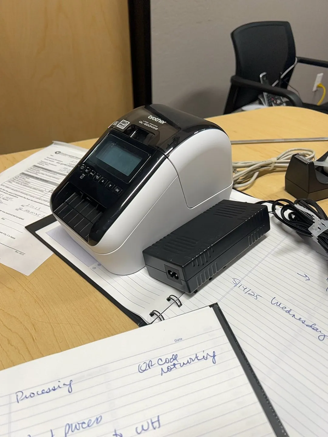 Brother Ql-820nwb Computer Label Printer Wireless Connectivity Interface