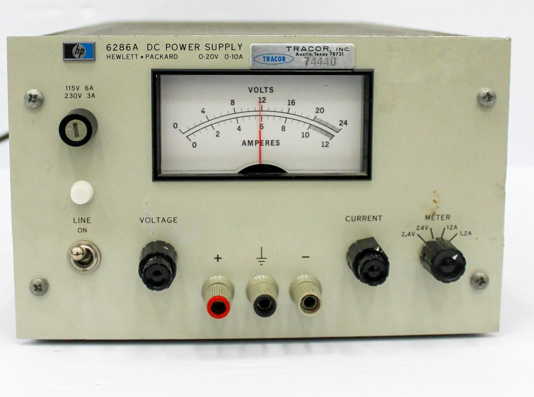 hp Agilent Tracor DC Power Supply Model 6286A 10A 20V 200W Used with 30-Day Warranty