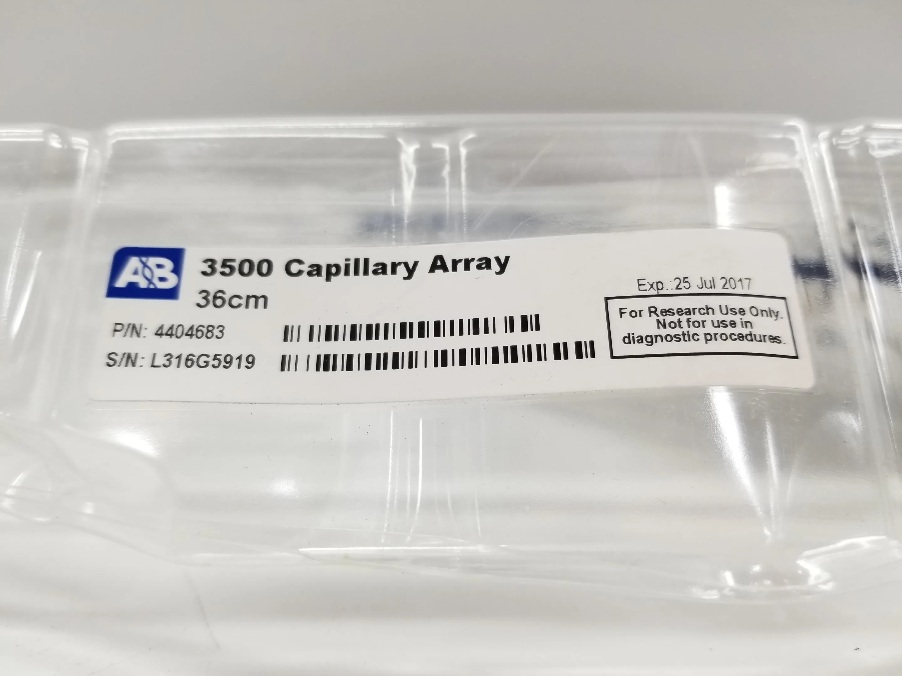 Applied Biosystems 3500 Genetic Analyzer 8-Capillary Array, 36 cm