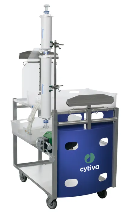 Cytiva ReadyKart Mini with 3 Shelves Mobile Processing Station