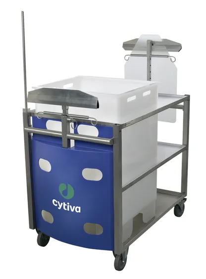 Cytiva ReadyKart Mini with 3 Shelves Mobile Processing Station