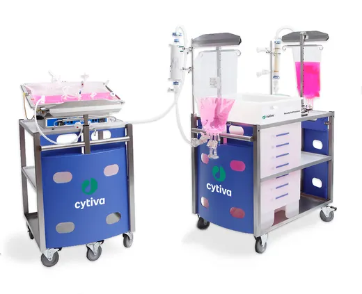 Cytiva ReadyKart Mini with 3 Shelves Mobile Processing Station