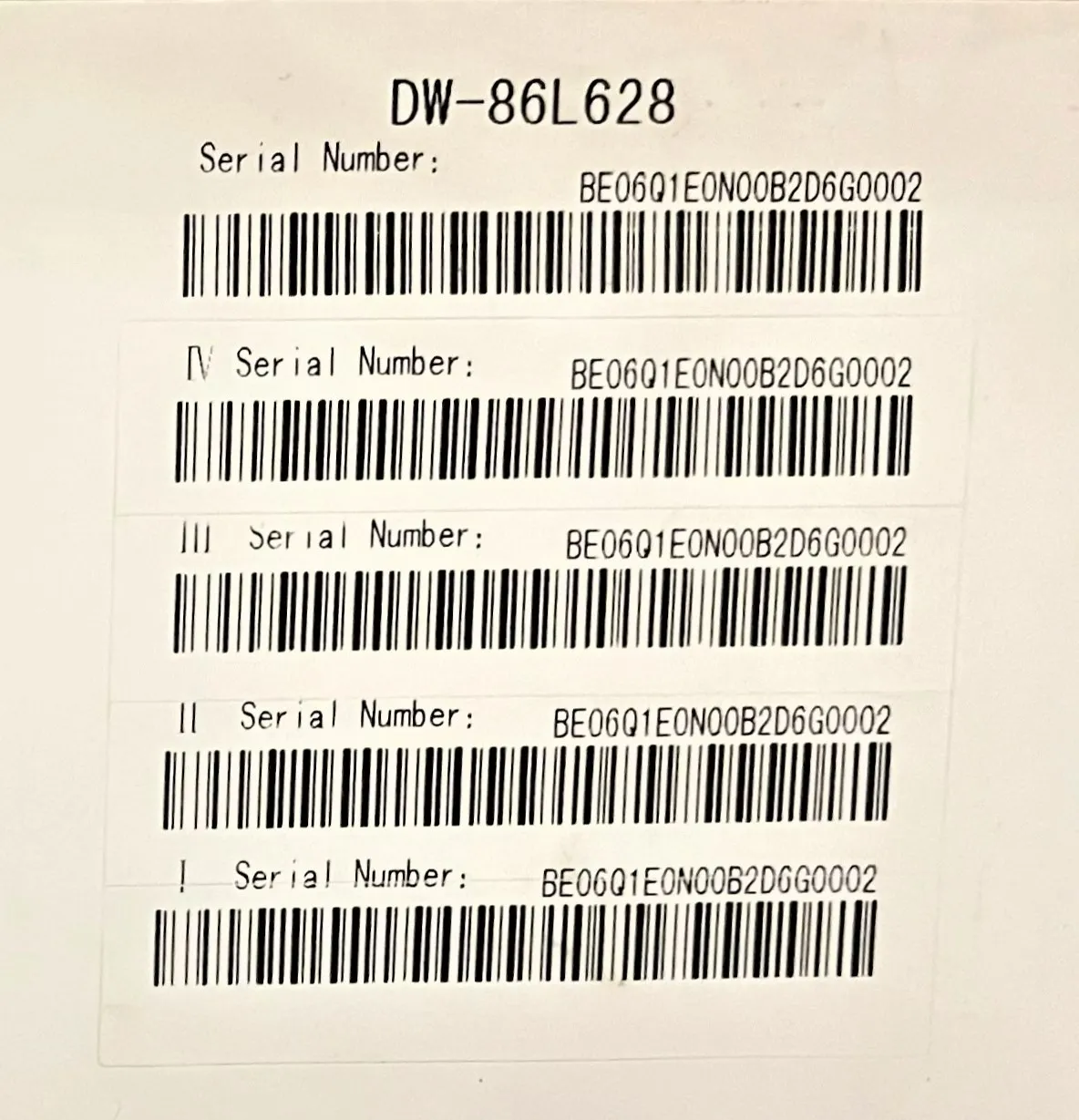 Haier ULT Freezer DW-86L628 (220V, 50Hz) - New, Unused and Unwrapped - 30-Day Warranty