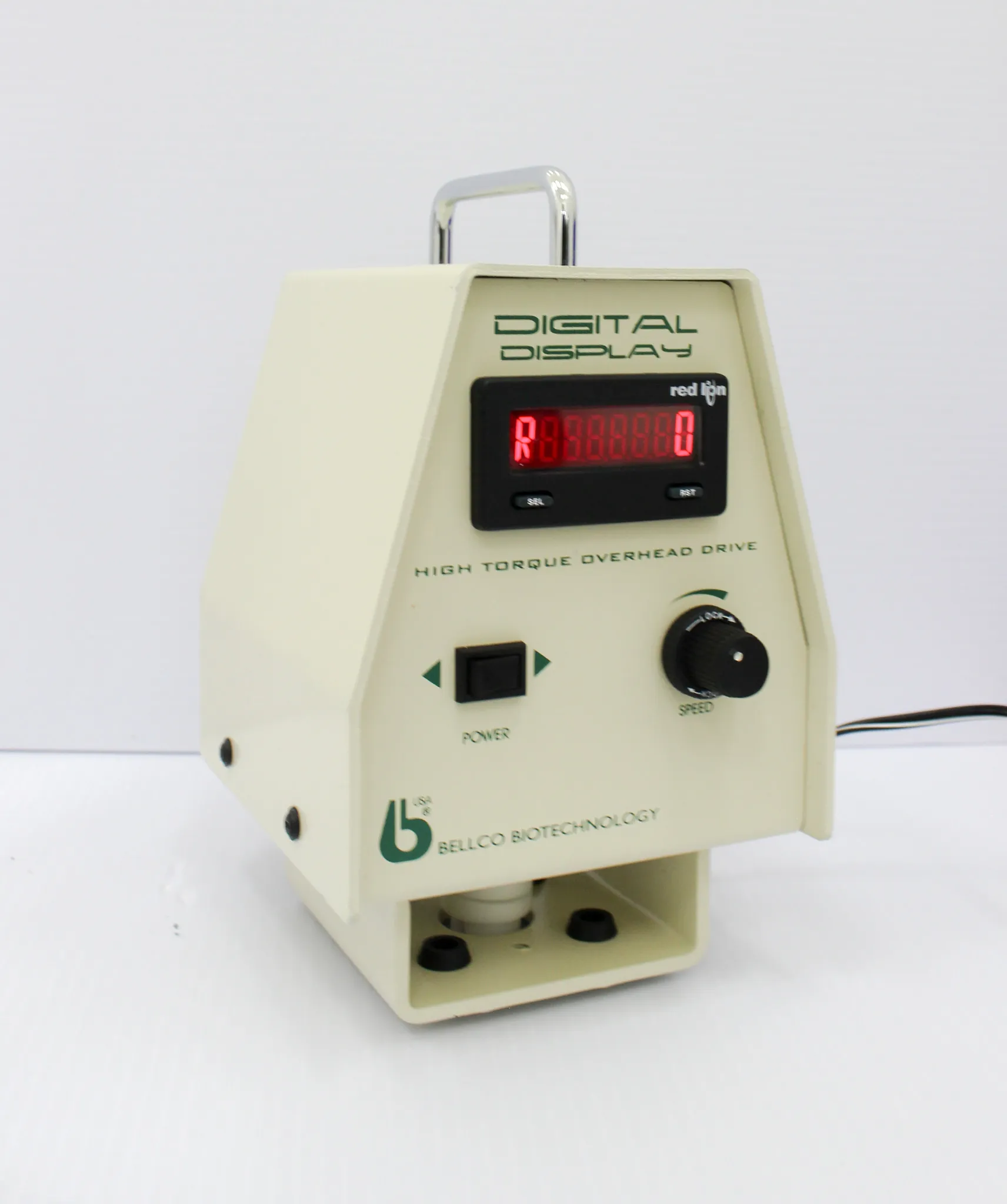 Bellco Glass Digital Display High Torque Overhead Drive 7774-30115 - 115v Digital Over Head Drive
