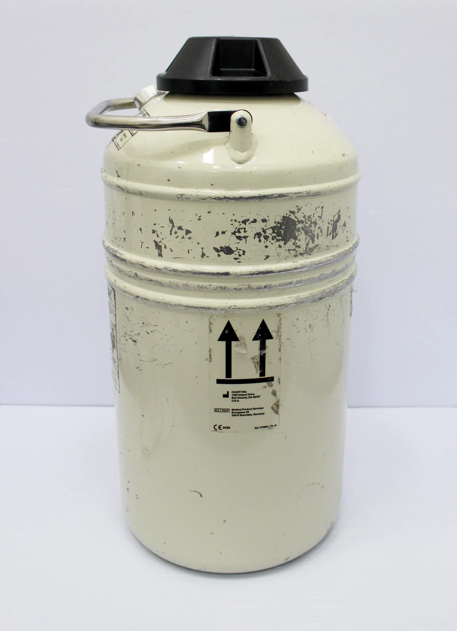 Chart MVE Lab 10 Cryogenic Dewar Liquid Nitrogen Storage Tank - Used