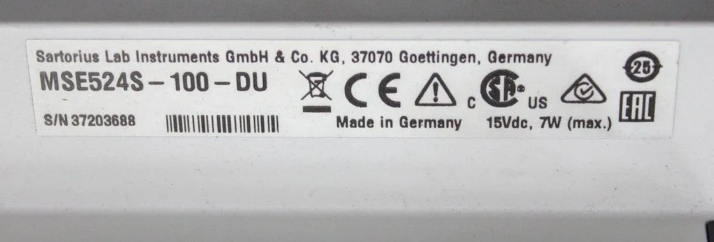 Sartorius Analytic Balance MSE524S-100-DU