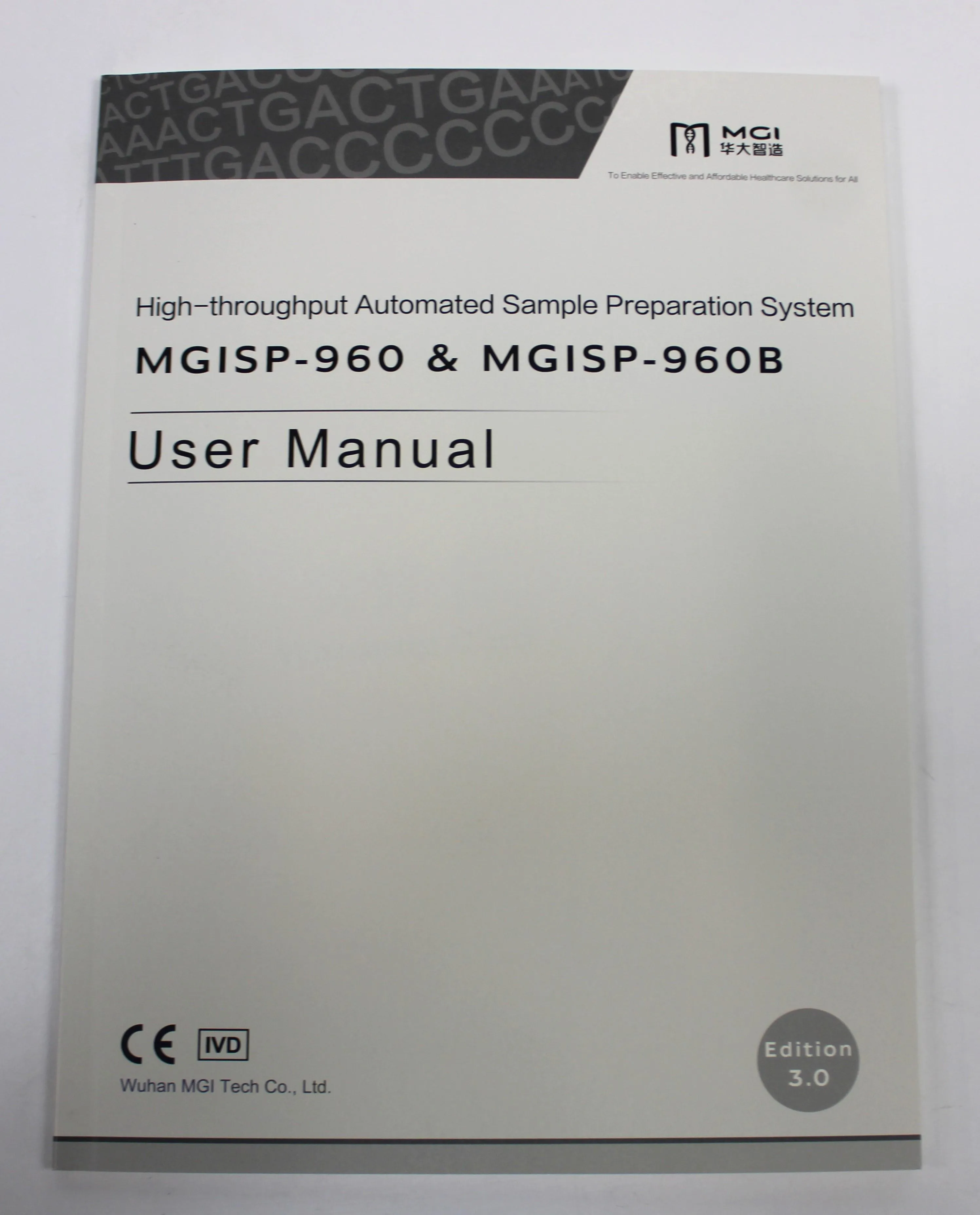 Wuham MGI Tech MGISP-960 DNA Sequencer with 30-Day Warranty