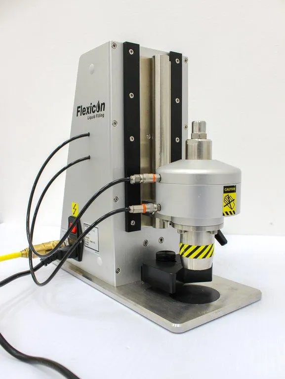 Flexicon FS10 Semi-Auto Vial Capper 55mm DIN Semi Automatic Precision