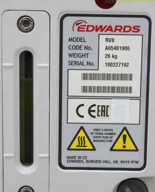 Edwards RV8 Vacuum Pump