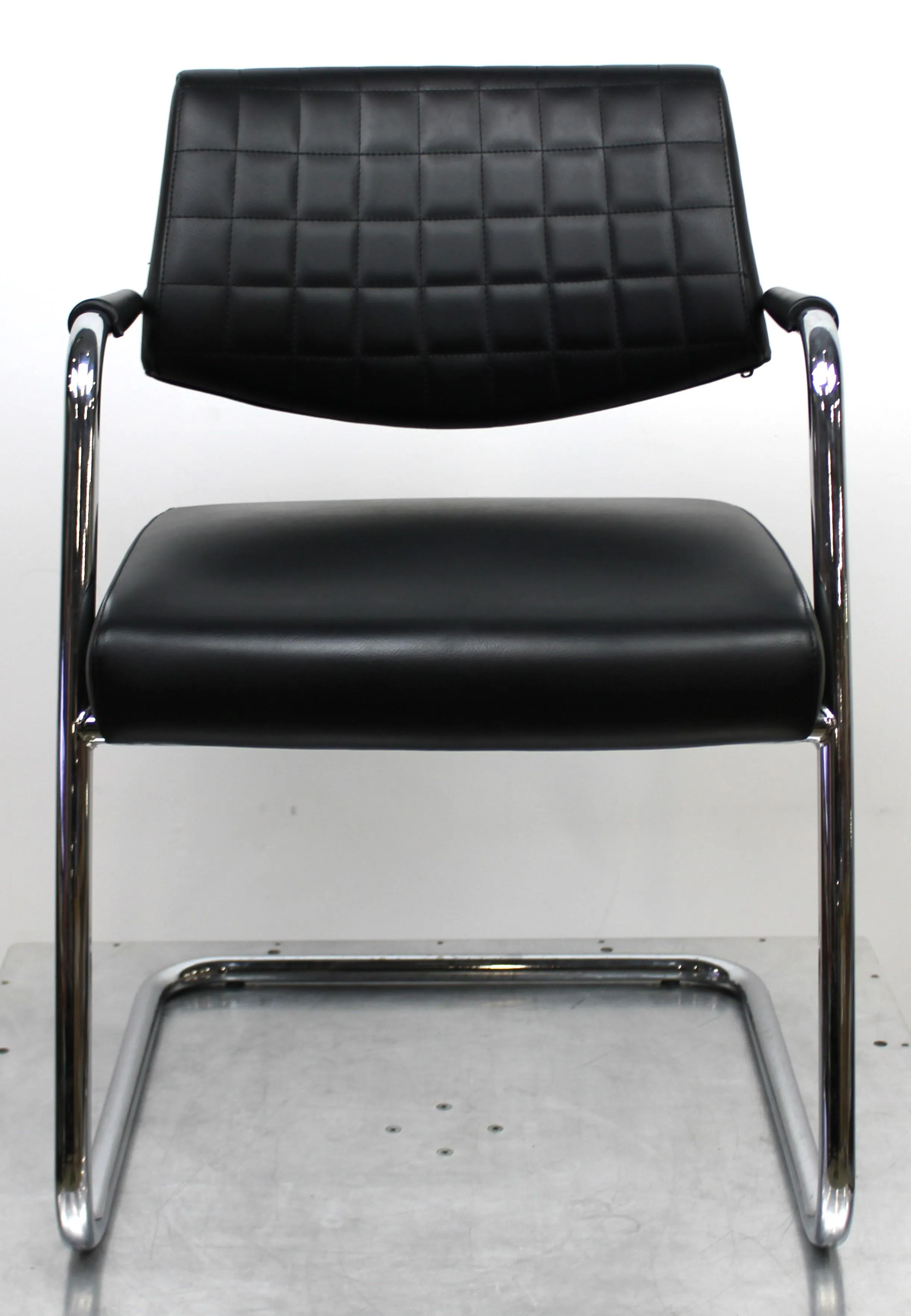 SitLand Stabilimento di Nanto VI Chair Set Office Black Eco-Leather 8 Units