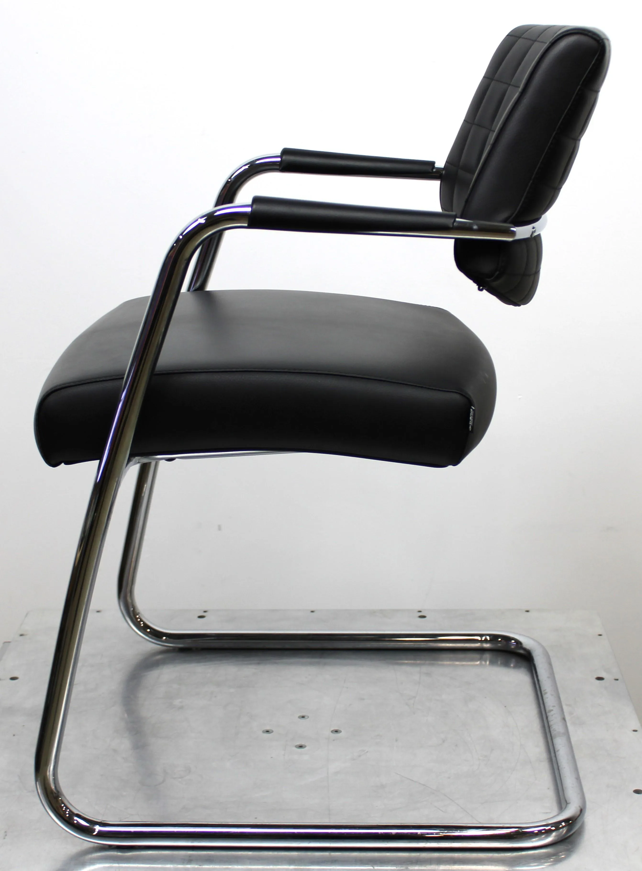 SitLand Stabilimento di Nanto VI Chair Set Office Black Eco-Leather 8 Units