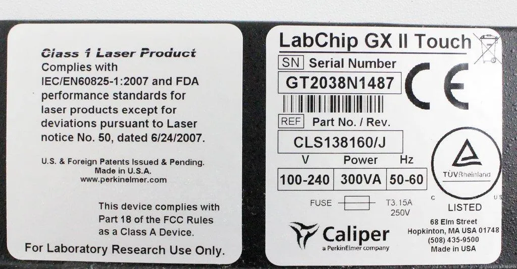 Perkin Elmer/ Caliper LabChip GX II Touch Bioanalyzer