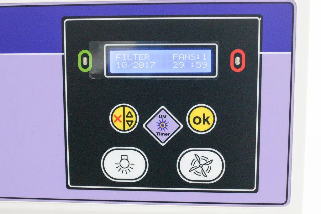 Erlab Captair Bio 321 Hood PCR Enclosure 144lb LED UV HEPA Filter SS