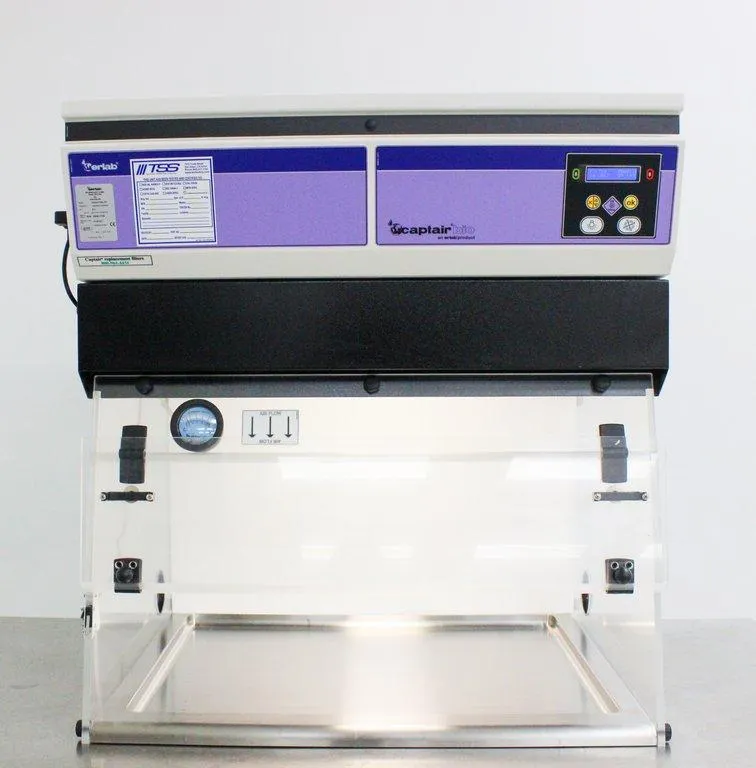 Erlab Captair Bio 321 Hood PCR Enclosure 144lb LED UV HEPA Filter SS