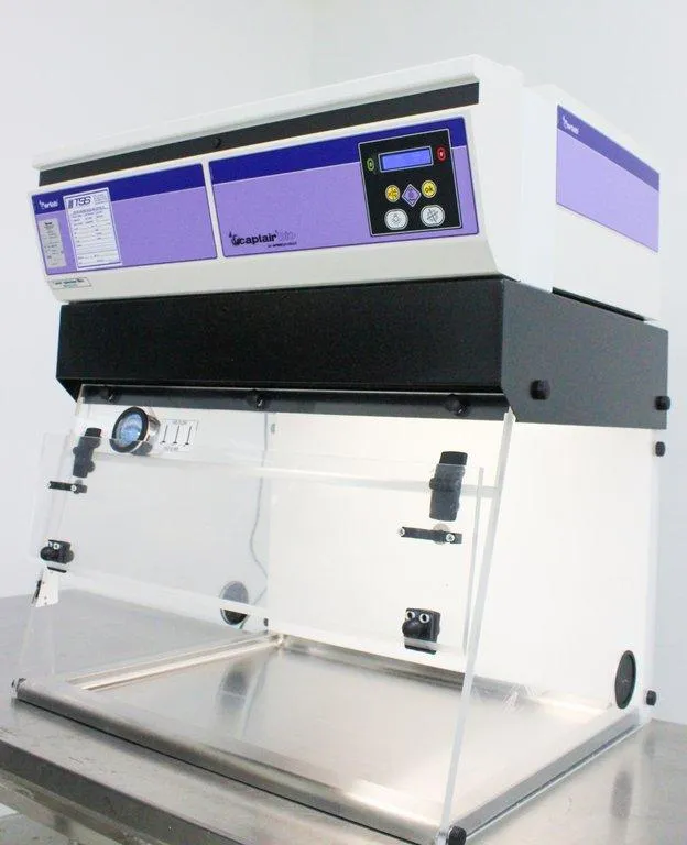 Erlab Captair Bio 321 Hood PCR Enclosure 144lb LED UV HEPA Filter SS