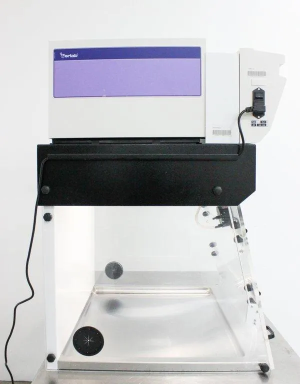 Erlab Captair Bio 321 Hood PCR Enclosure 144lb LED UV HEPA Filter SS
