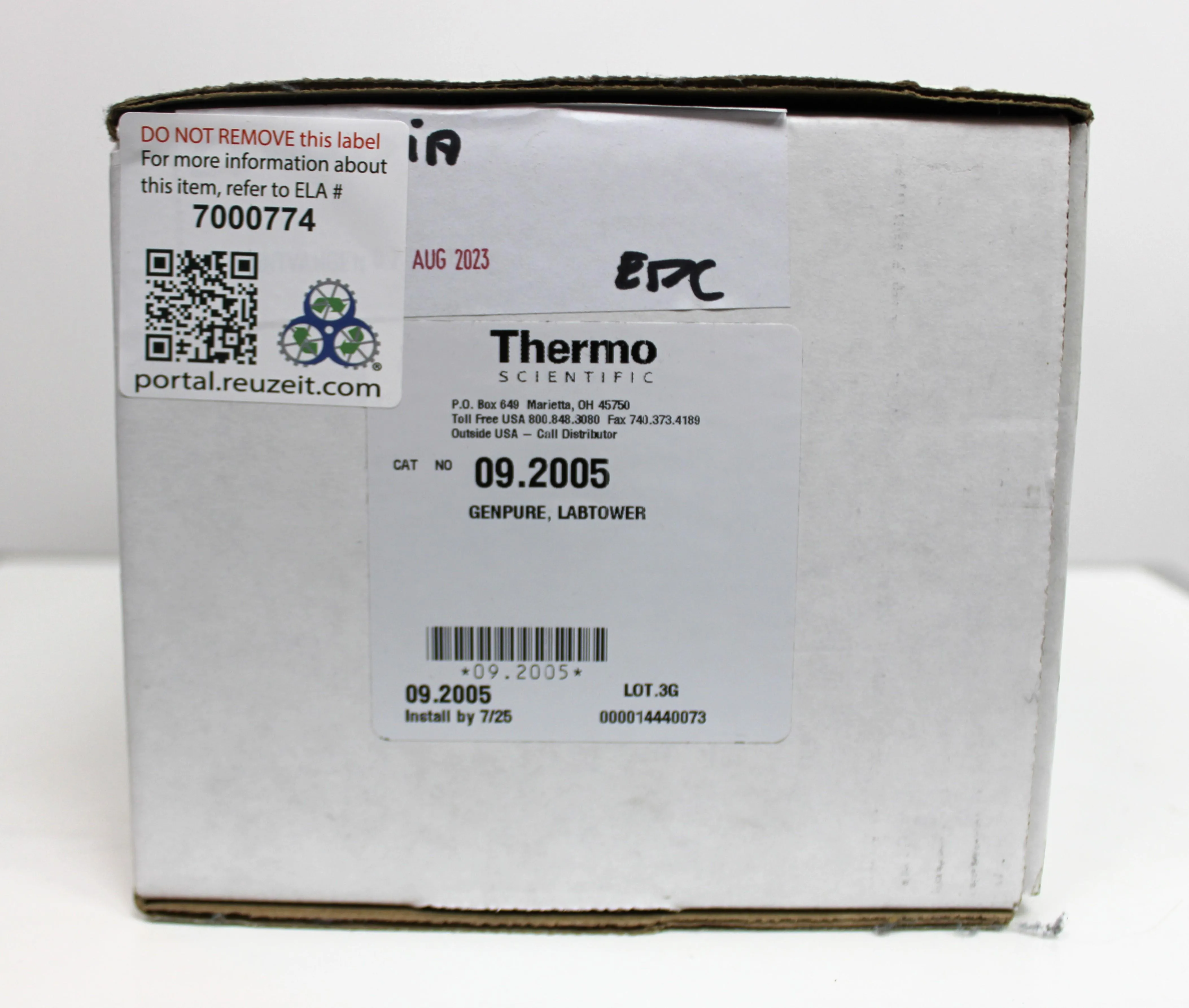 Thermo Scientific Barnstead Water System Cartridges P/N:09.2005