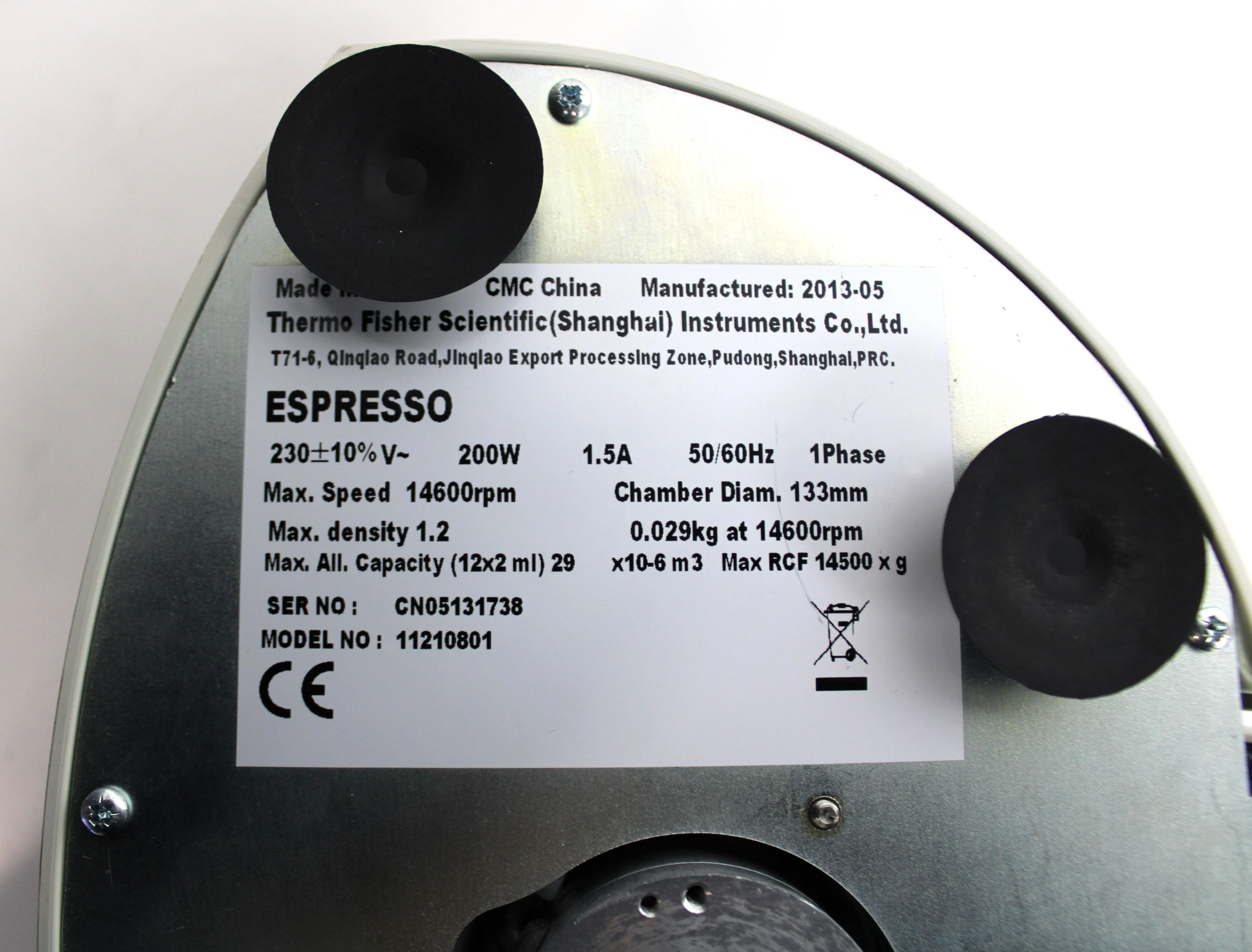 Thermo Scientific Espresso Centrifuge 11210801 