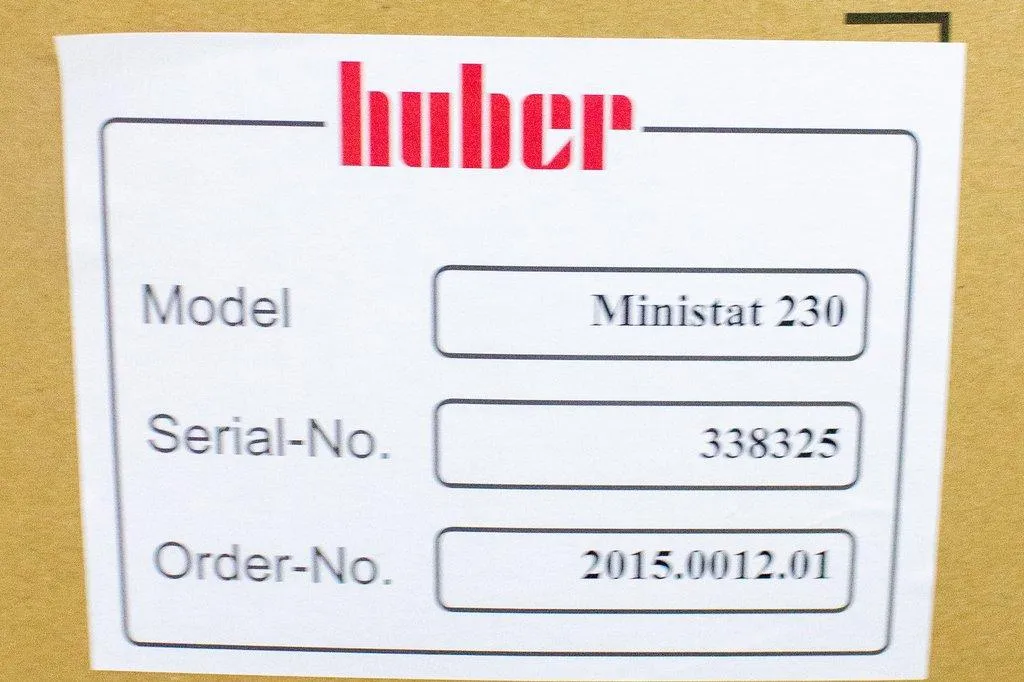 Huber Ministat 230 Heater Chiller Circulator -40 to 200C 1.6-2.1 kW