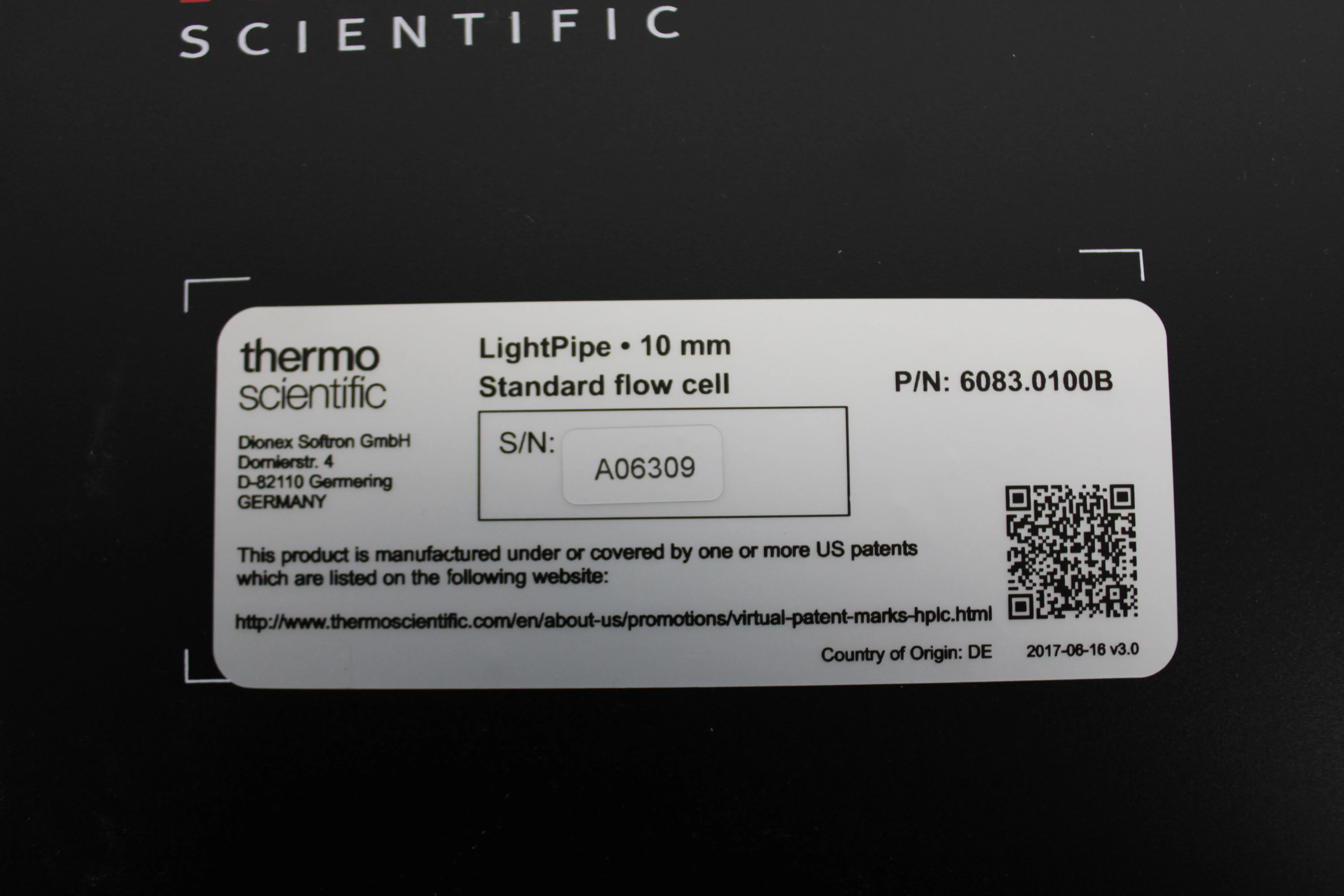 Thermo Scientific LightPipe 10 mm Standard Flow Cell Accessory