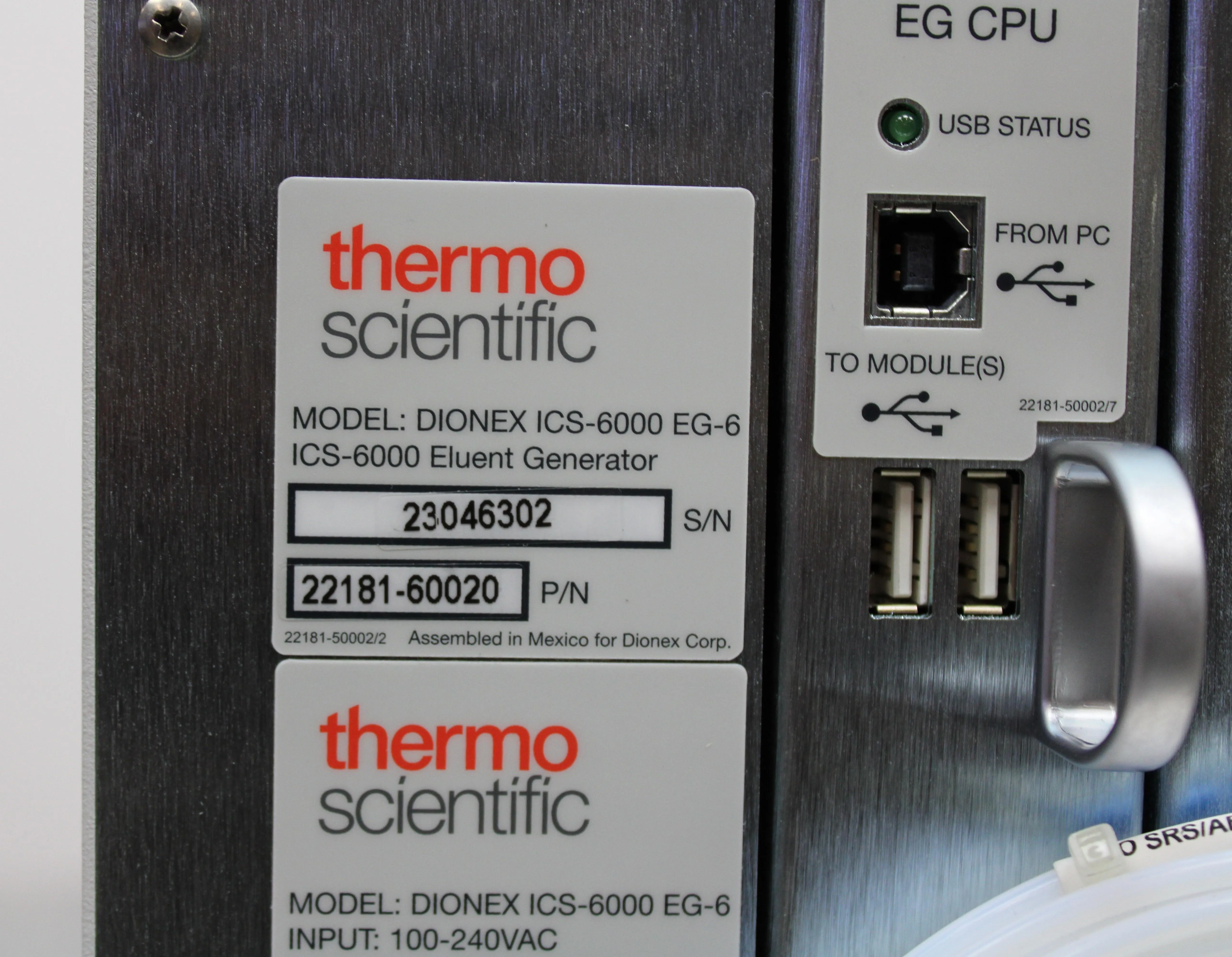 Thermo Scientific Dionex ICS-6000 EG-6 Chemistry Analyzer
