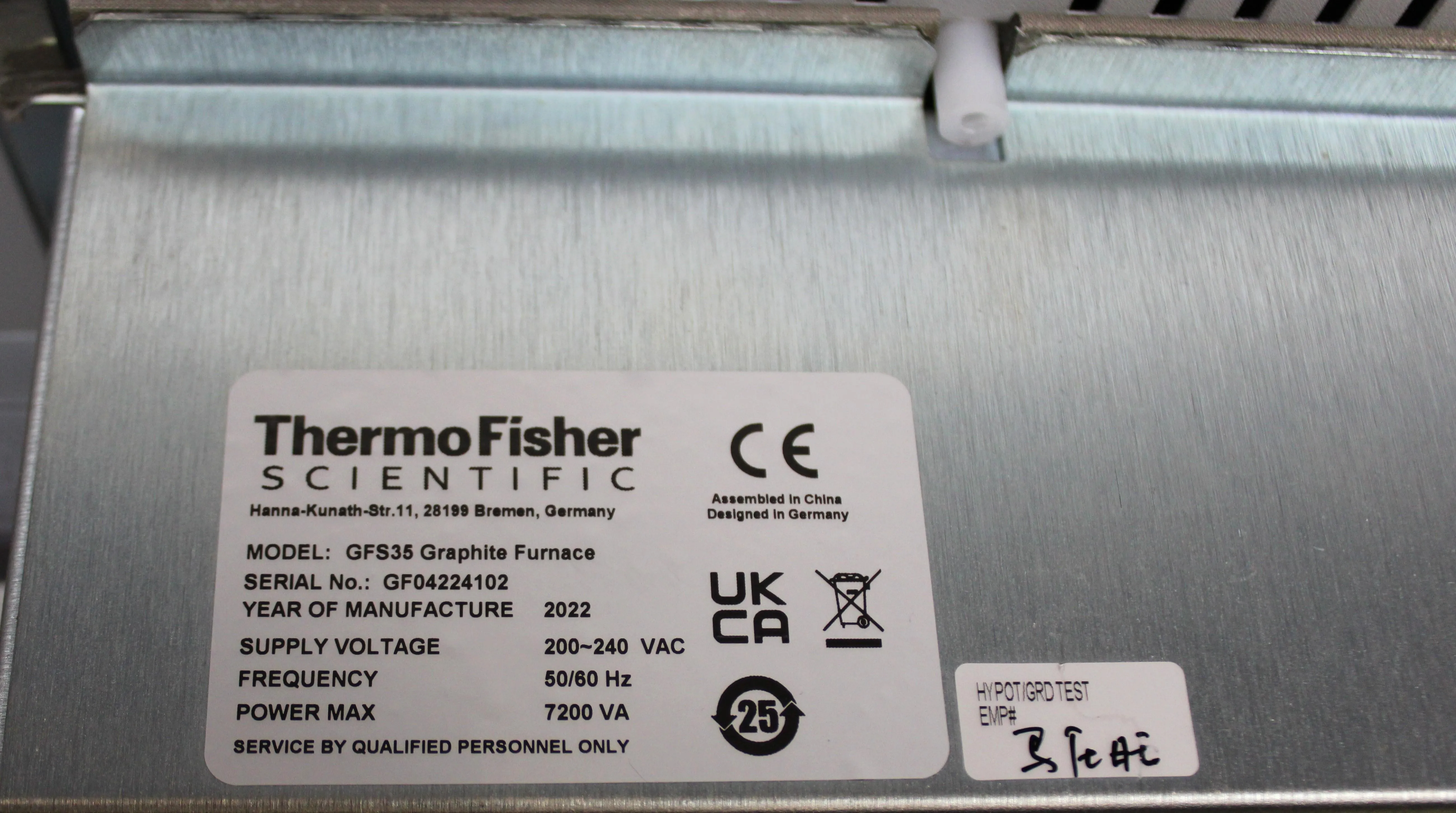 Thermo GFS35 Graphite Furnace Analytical Atomic Absorption AA Testing
