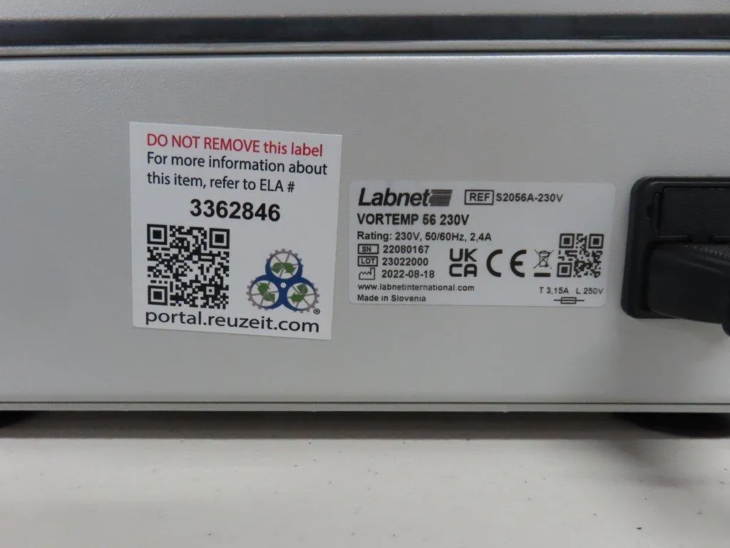 Labnet VORTEMP 56 Vortexer Rotator Shaker 230V Near New Condition