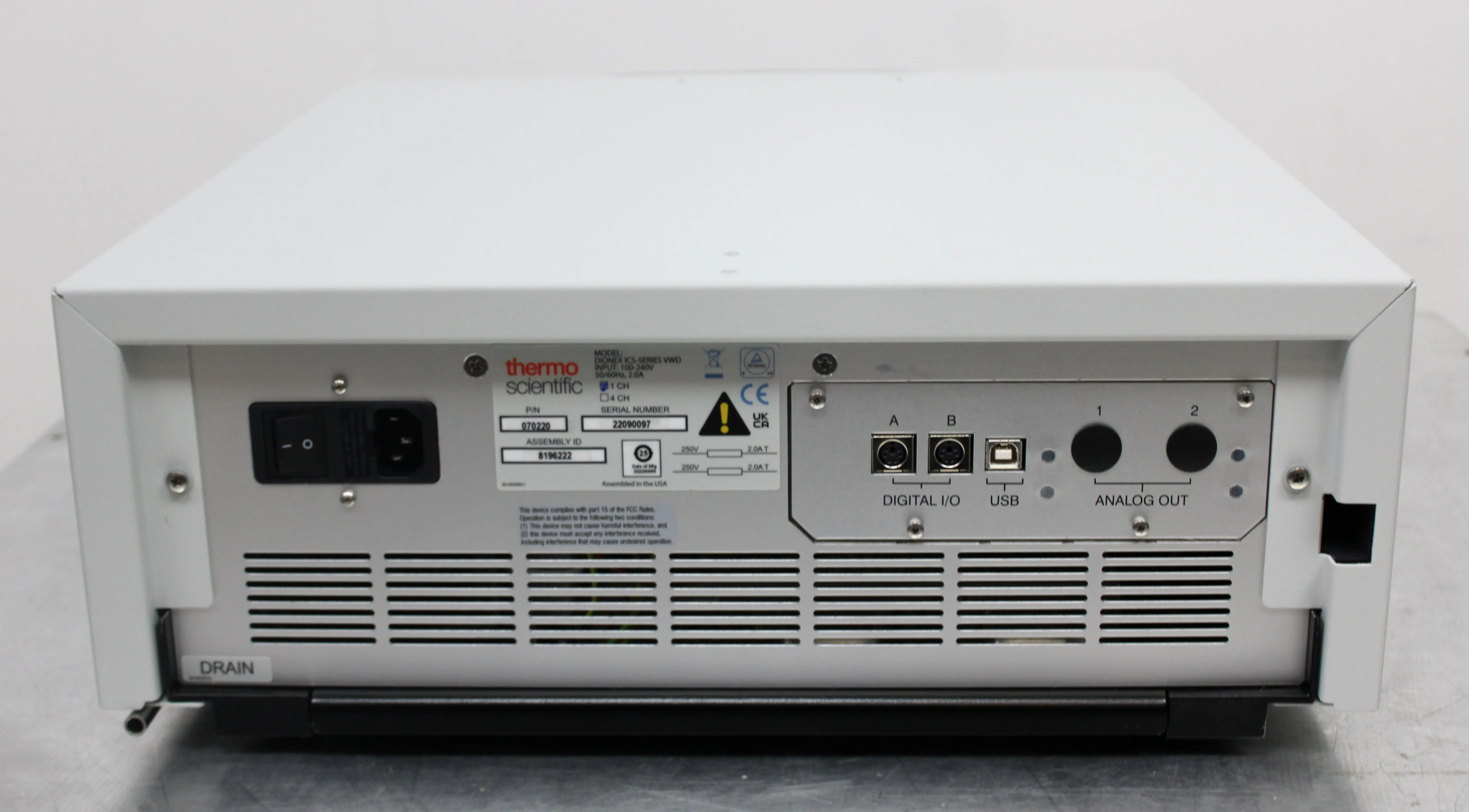 Thermo Scientific Dionex ICS-Series VWD Accessory