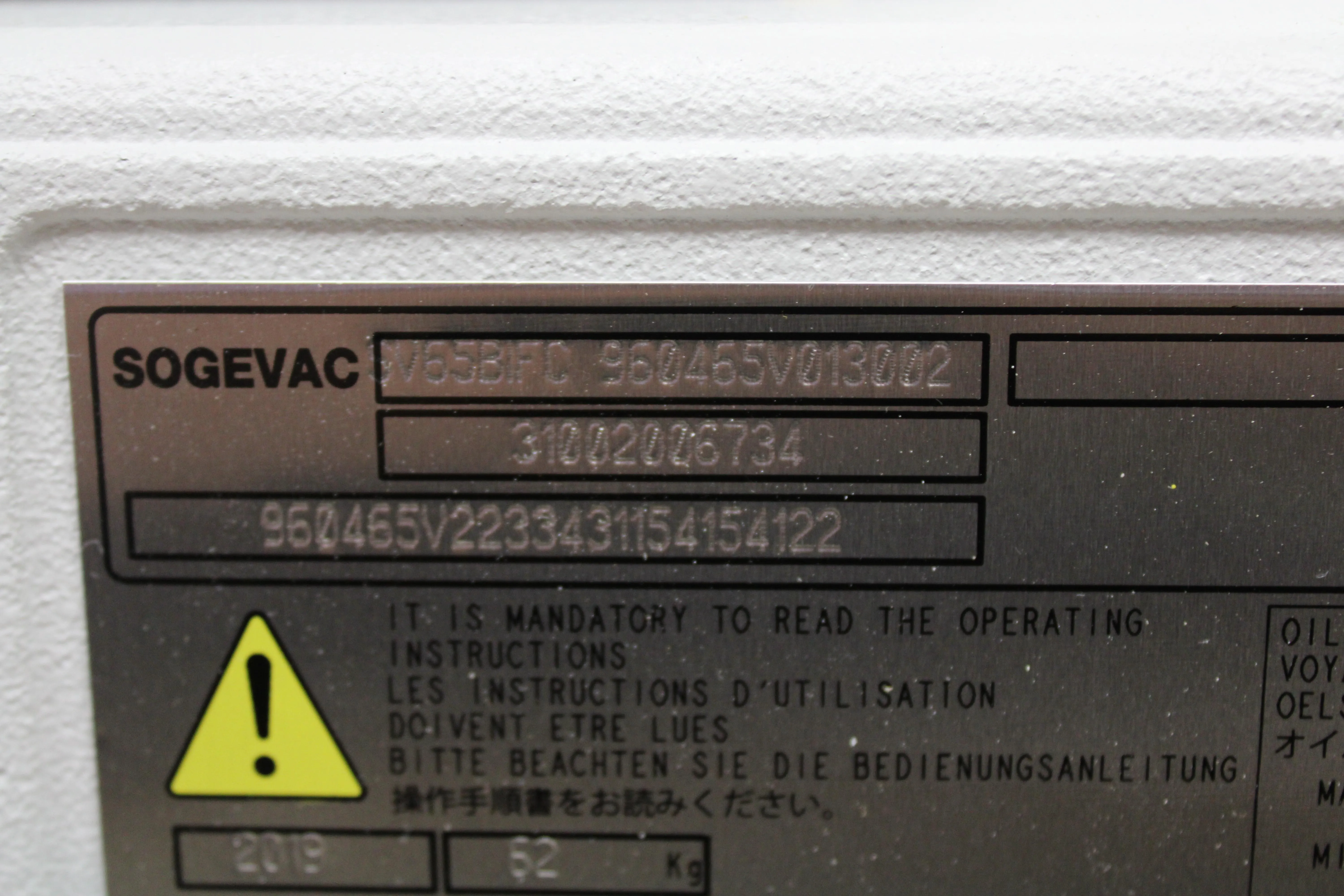 Leybold Sogevac SV65BIFC Vacuum Pump Motor