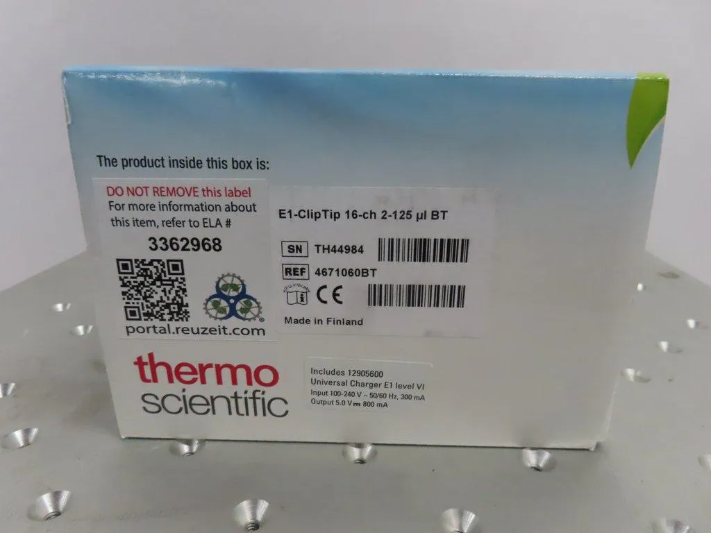 Thermo Scientific E1-ClipTip 16-ch 2-125 uL BT Automated Liquid Handler