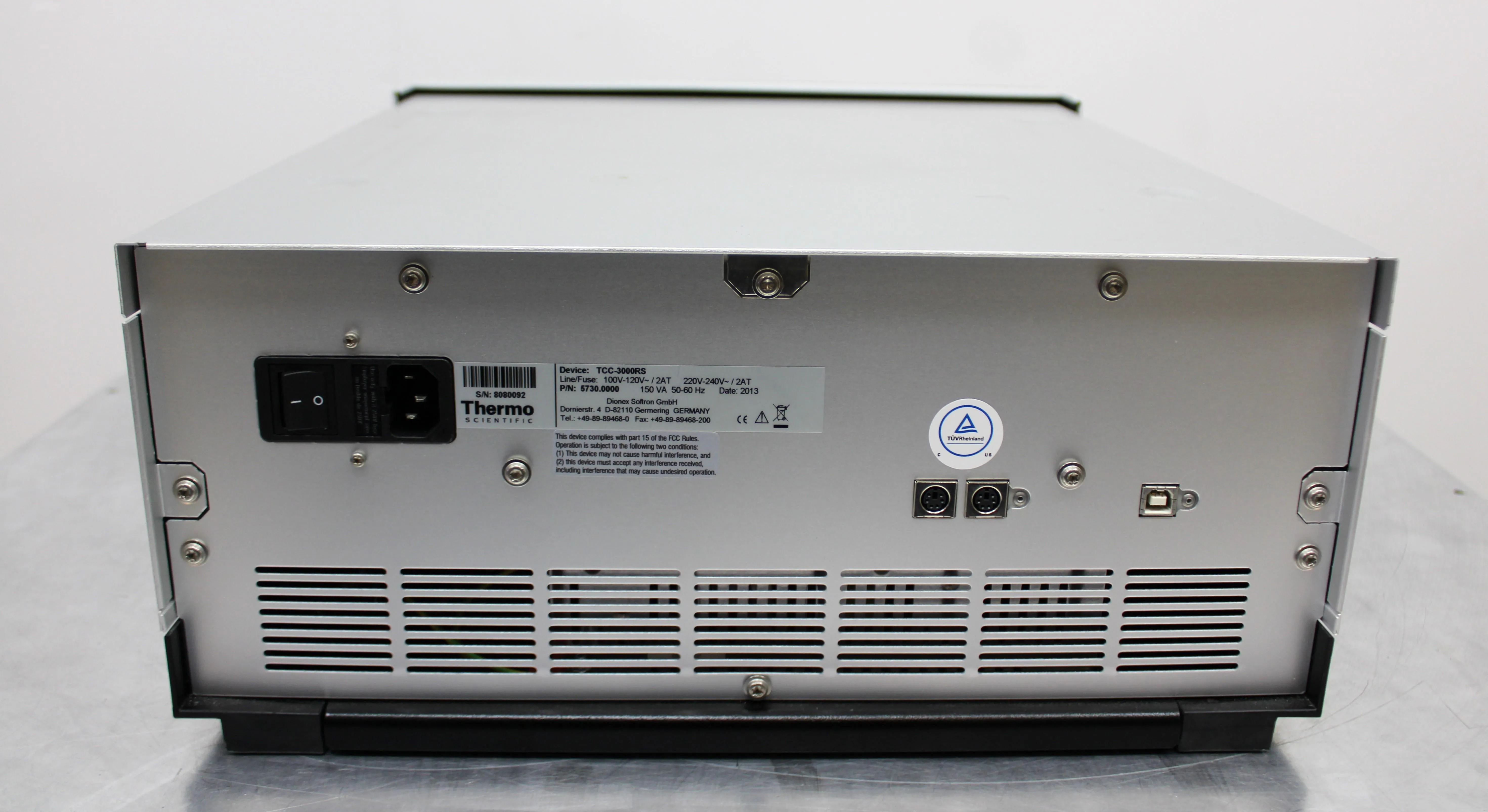 Thermo TCC-3000RS HPLC Column Compartment 5C-110C Auto Method Dev