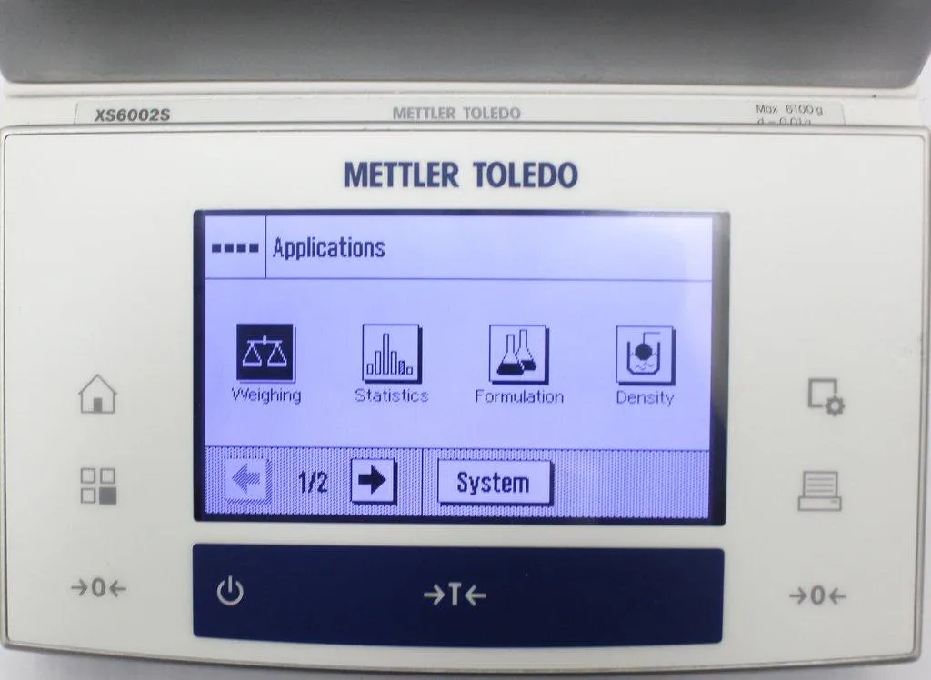 Mettler-Toledo XS6002S Precision Balance Scale
