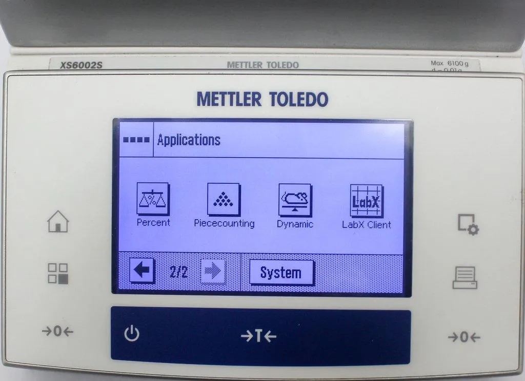 Mettler-Toledo XS6002S Precision Balance Scale