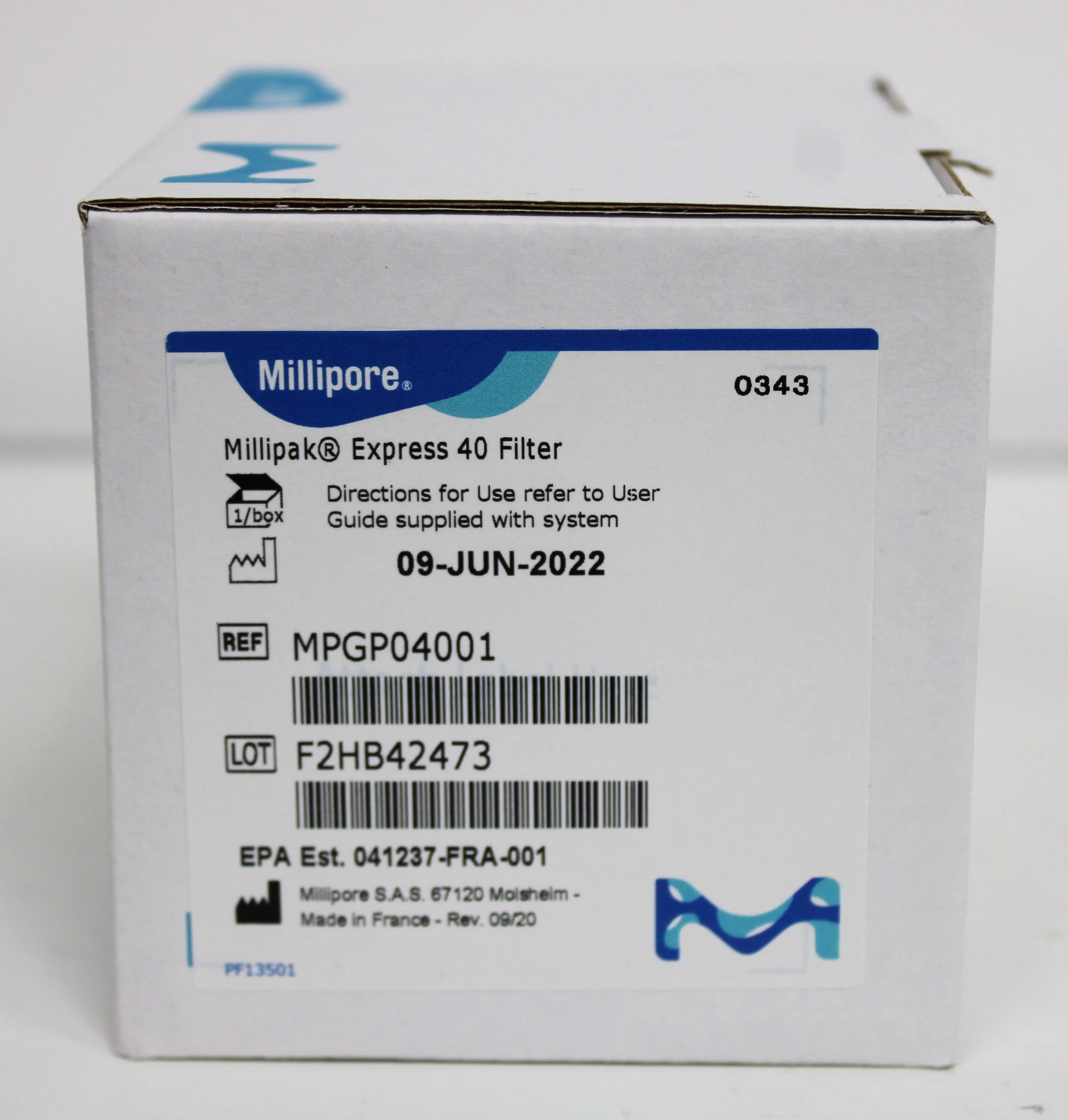 Millipore MPGP04001 Millipak Express 40 Filter Hydrophilic 0.22um PES