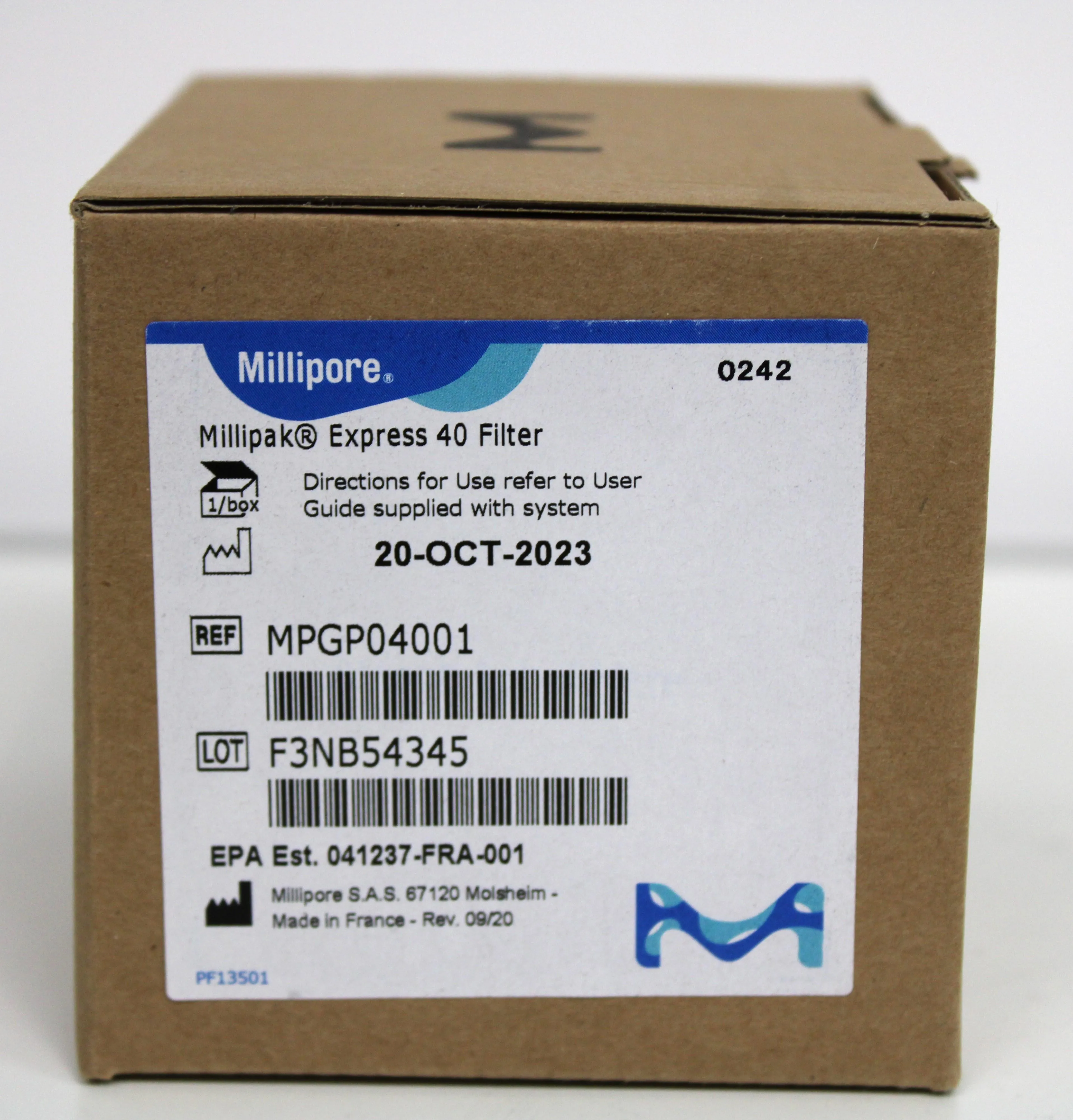 Millipore MPGP04001 Millipak Express Filter 0.22 um Hydrophilic Membrane