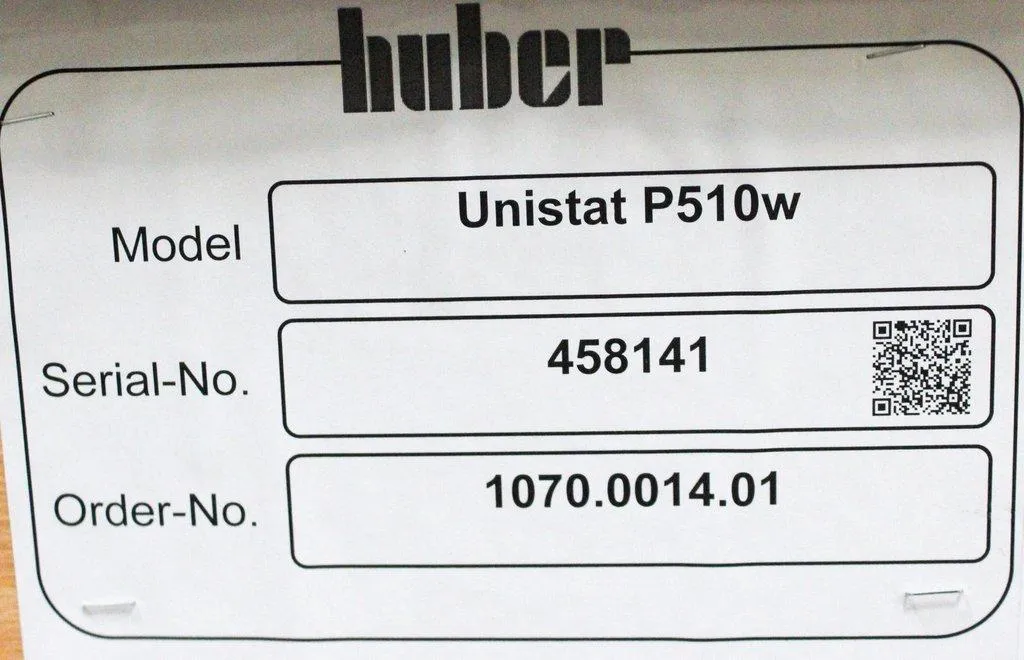 Huber Unistat P510w Circulation Thermostat